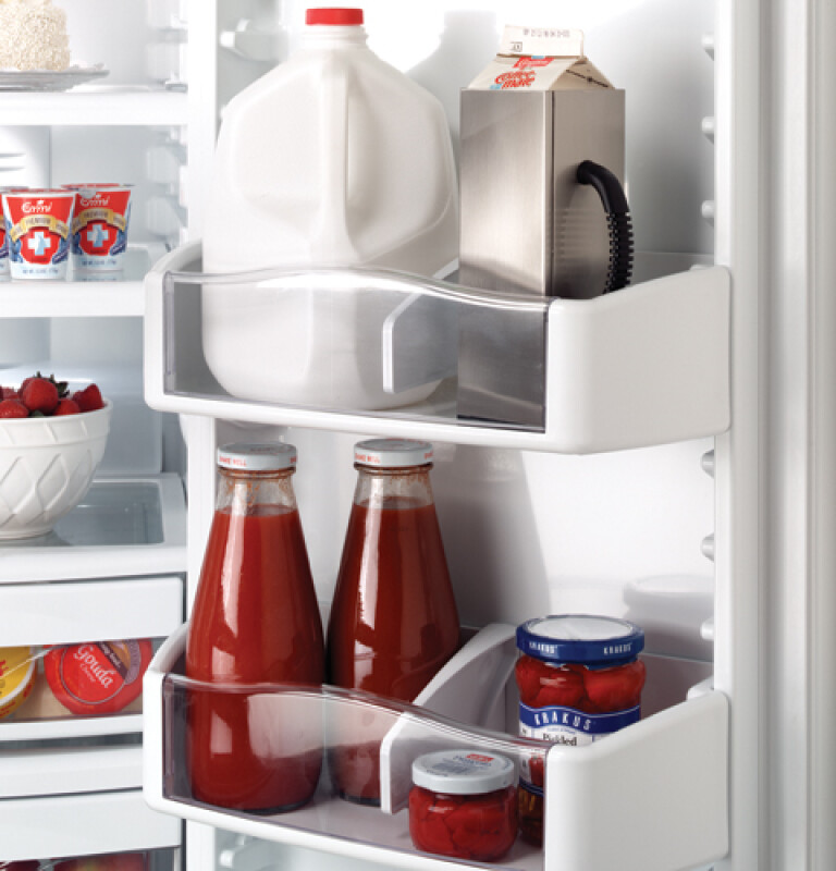 25.6 Cu. Ft. Stainless-Wrapped Side-by-Side Refrigerator with Dispenser PSW26MSRSS