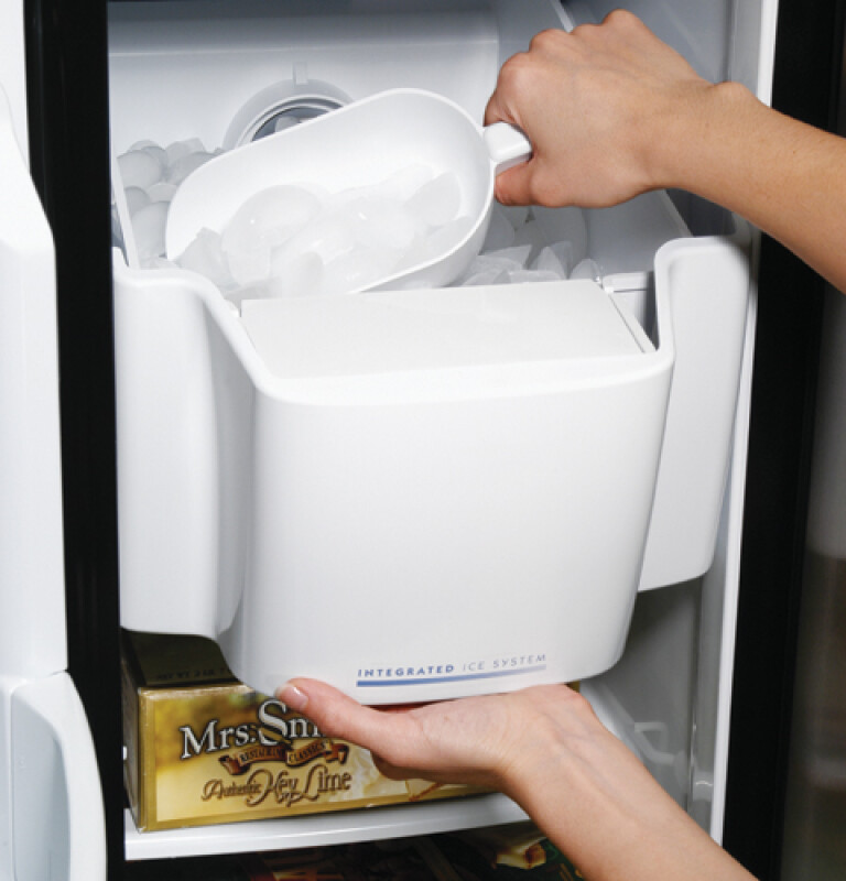 25.6 Cu. Ft. Stainless-Wrapped Side-by-Side Refrigerator with Dispenser PSW26MSRSS