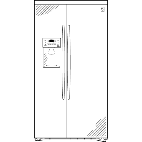 25.5 Cu. Ft. Side-by-Side with Integrated Dispenser PSW26PSTSS