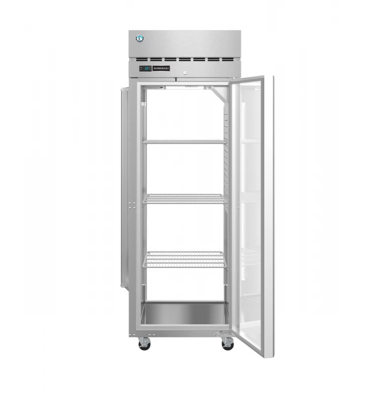 PT1A-FG-FG, Refrigerator, Single Section Pass Thru Upright, Full Glass Door with LockTitle PT1AFGFG
