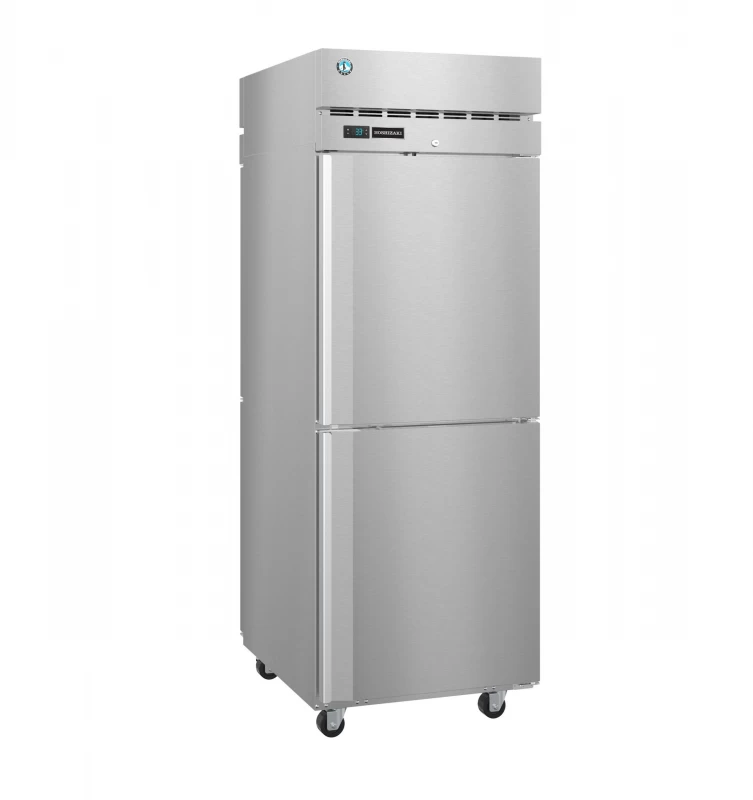PT1A-HS-HS, Refrigerator, Single Section Pass Thru Upright, Half Stainless Doors with LockTitle PT1AHSHS