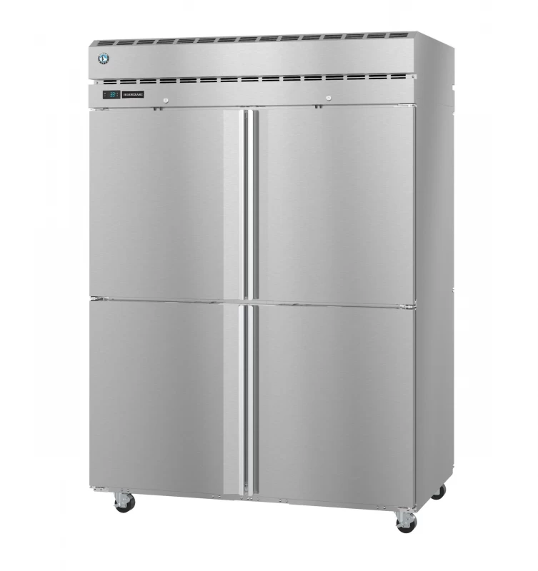 PT2A-HS-HS, Refrigerator, Two Section Pass Thru Upright, Half Stainless Doors with LockTitle PT2AHSHS