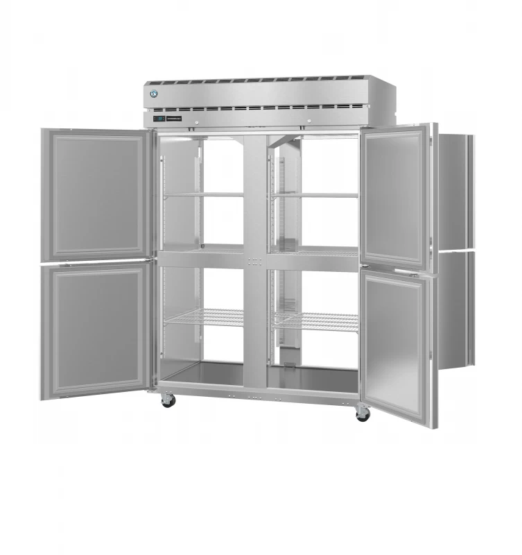 PT2A-HS-HS, Refrigerator, Two Section Pass Thru Upright, Half Stainless Doors with LockTitle PT2AHSHS