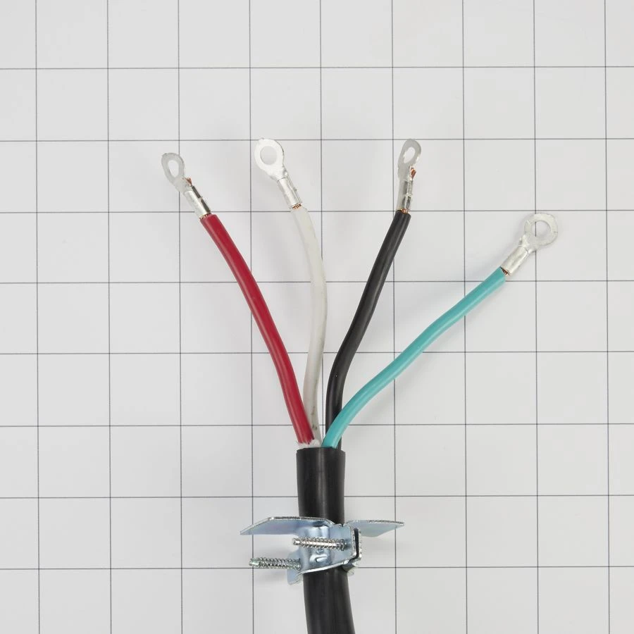4' Electric Range Power Cord 4 Wire 40 Amp Right Angle Plug PT400