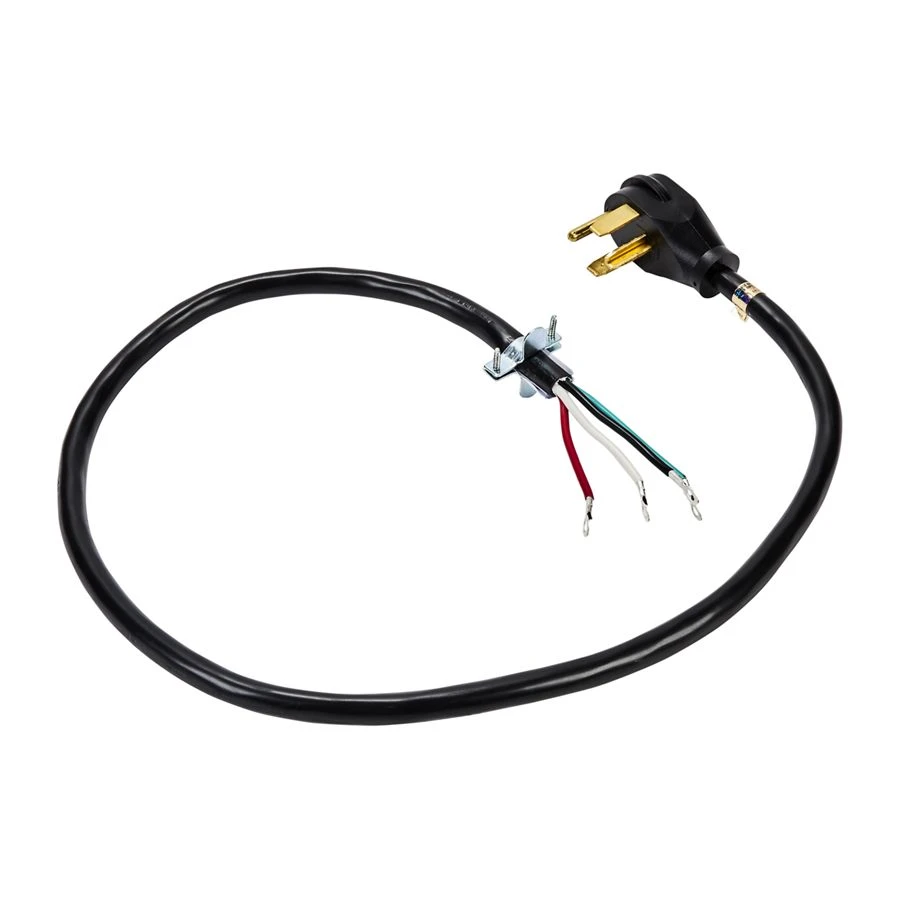 6" Electric Dryer Power Cord 4-Wire 30 Amp PT600L