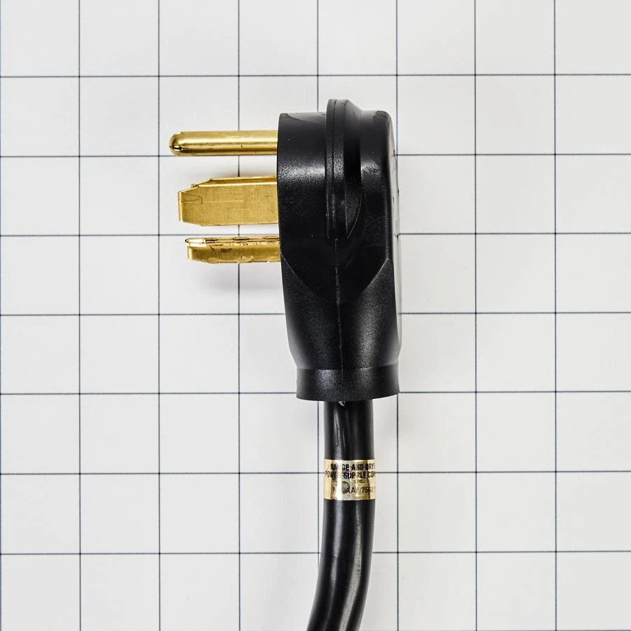 6" Electric Dryer Power Cord 4-Wire 30 Amp PT600L