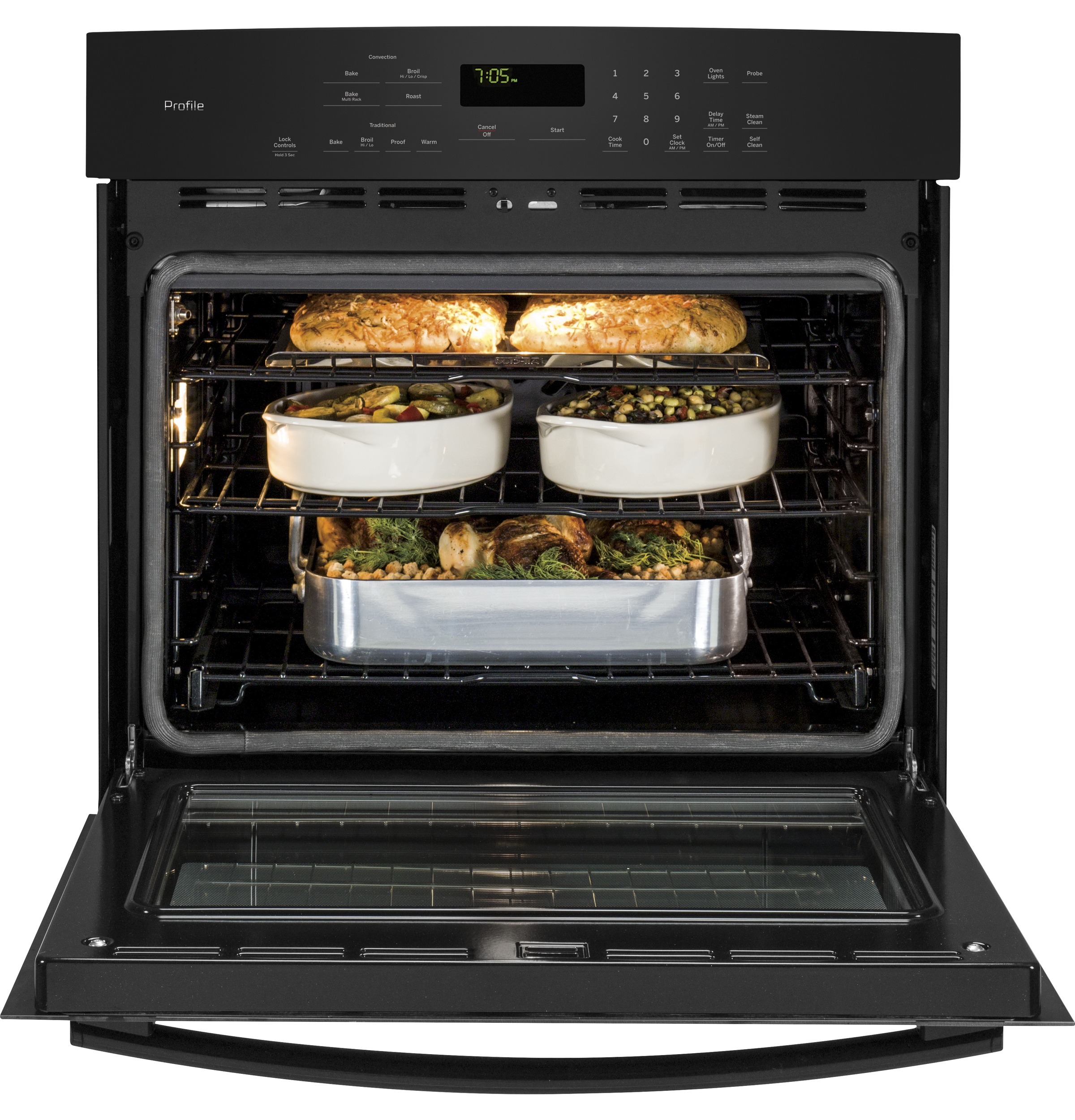 Series 30" Built-In Single Convection Wall Oven PT7050DFBB