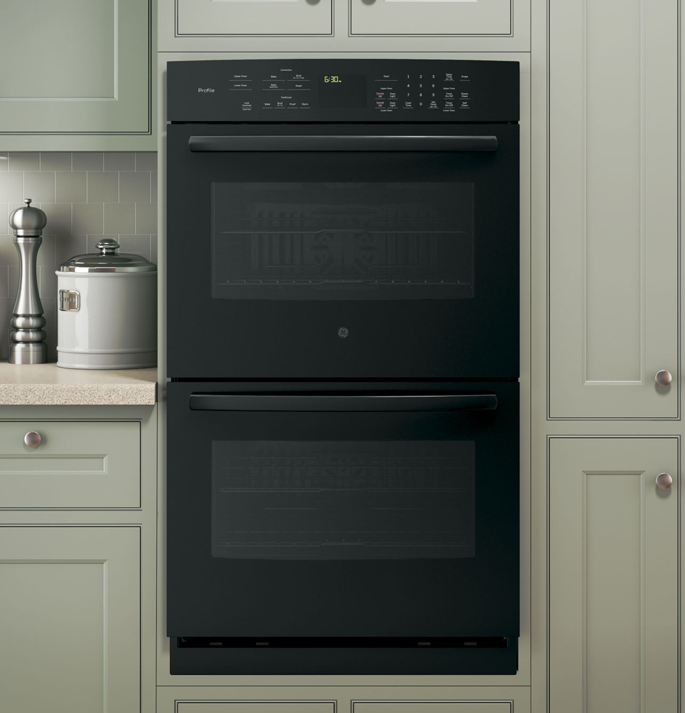 Series 30" Built-In Double Wall Oven with Convection PT7550DFBB