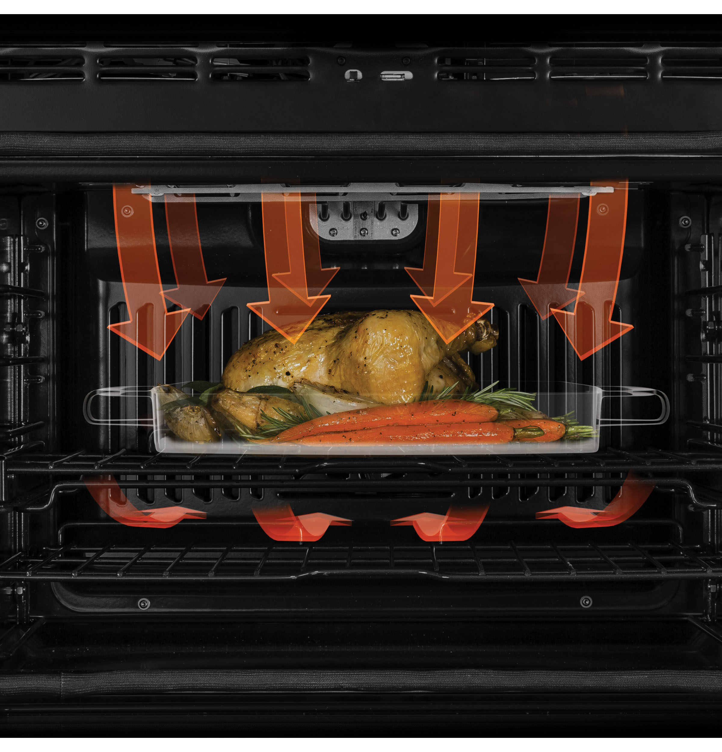 Series 30" Built-In Double Wall Oven with Convection PT7550DFBB