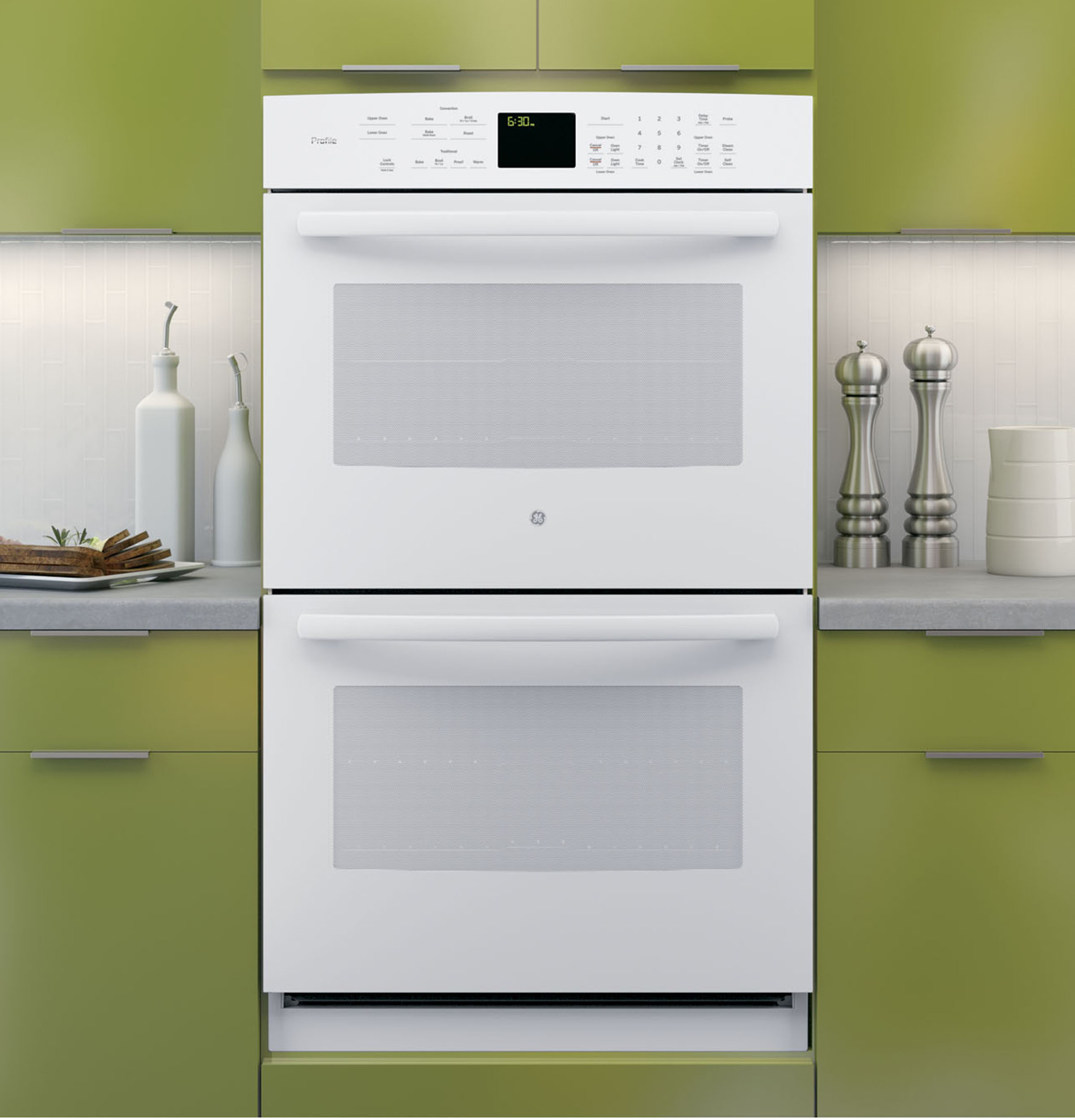 Series 30" Built-In Double Wall Oven with Convection PT7550DFWW