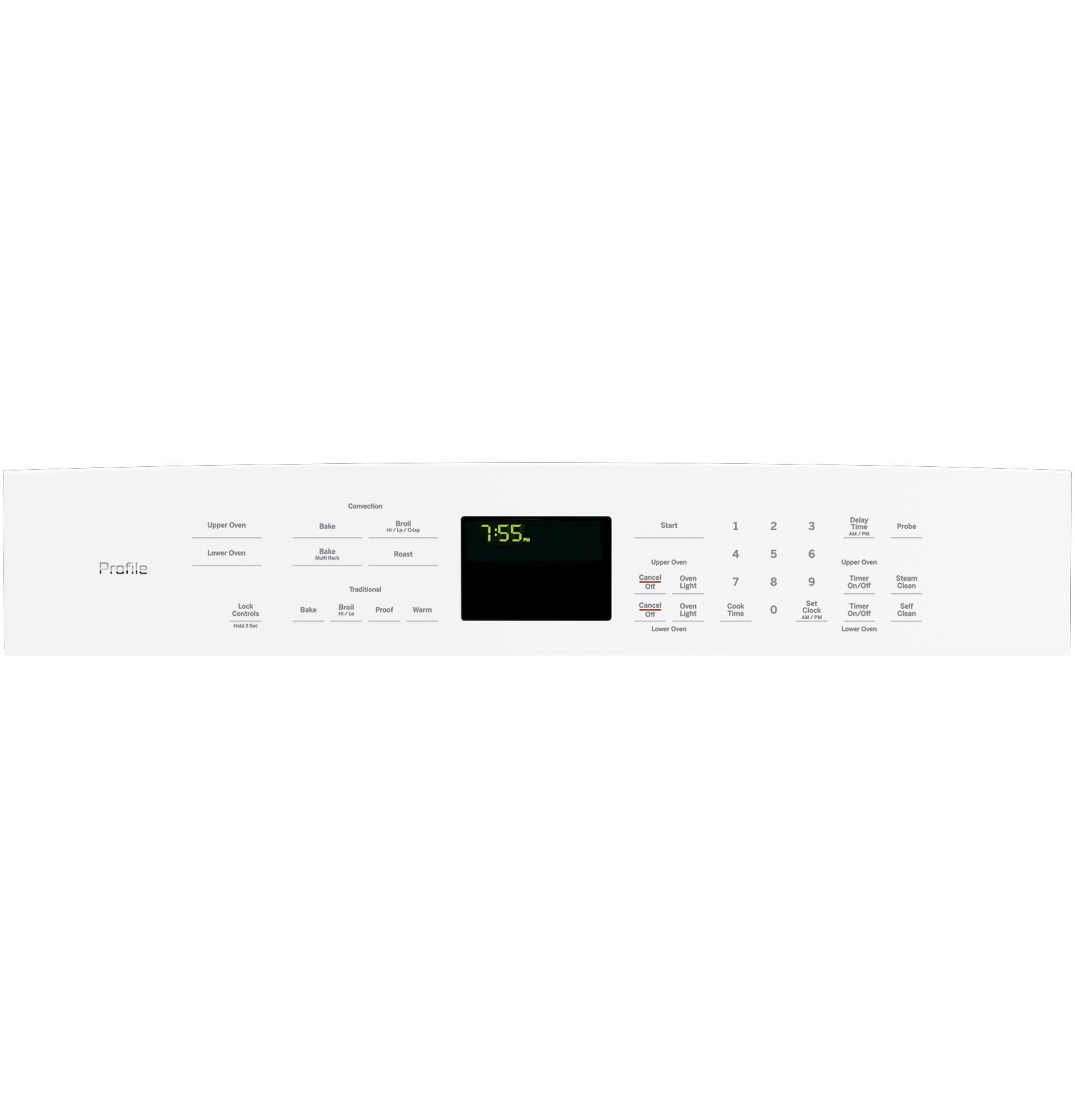 Series 30" Built-In Double Wall Oven with Convection PT7550DFWW