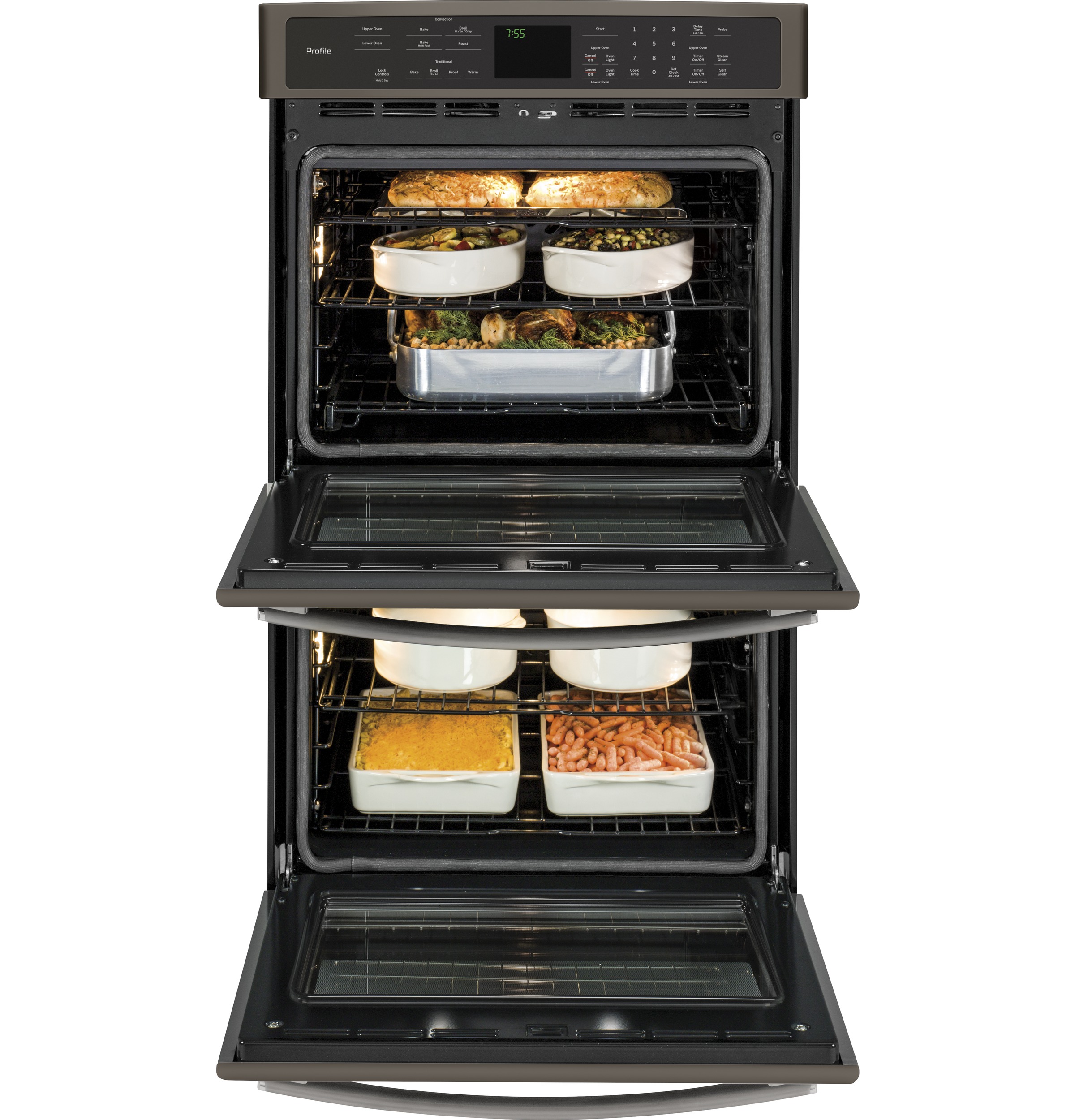 Series 30" Built-In Double Wall Oven with Convection PT7550EHES