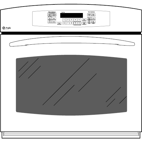 30" Built-In Single Convection Wall Oven PT916BMBB