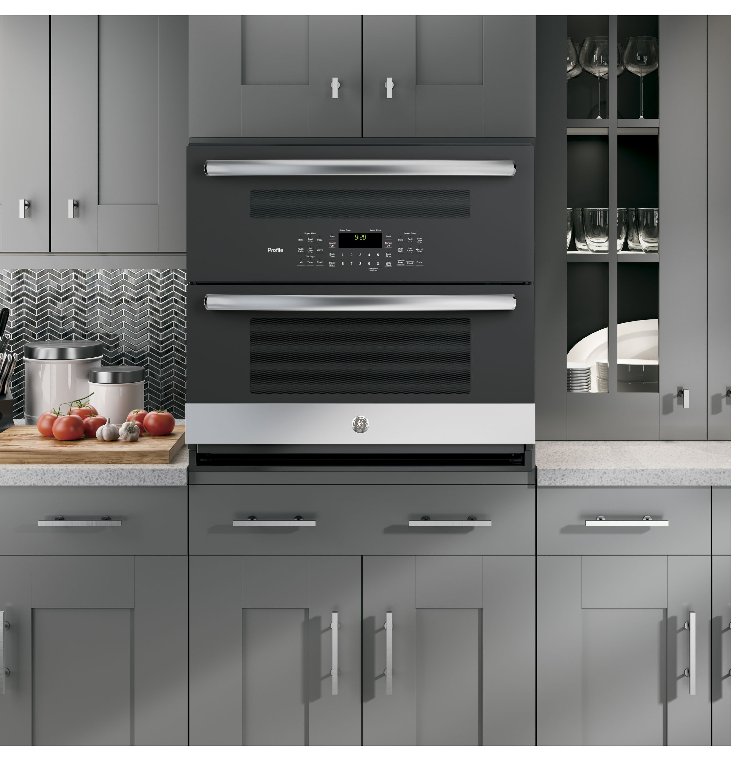 30" Built-In Twin Flex Convection Wall Oven PT9200SLSS