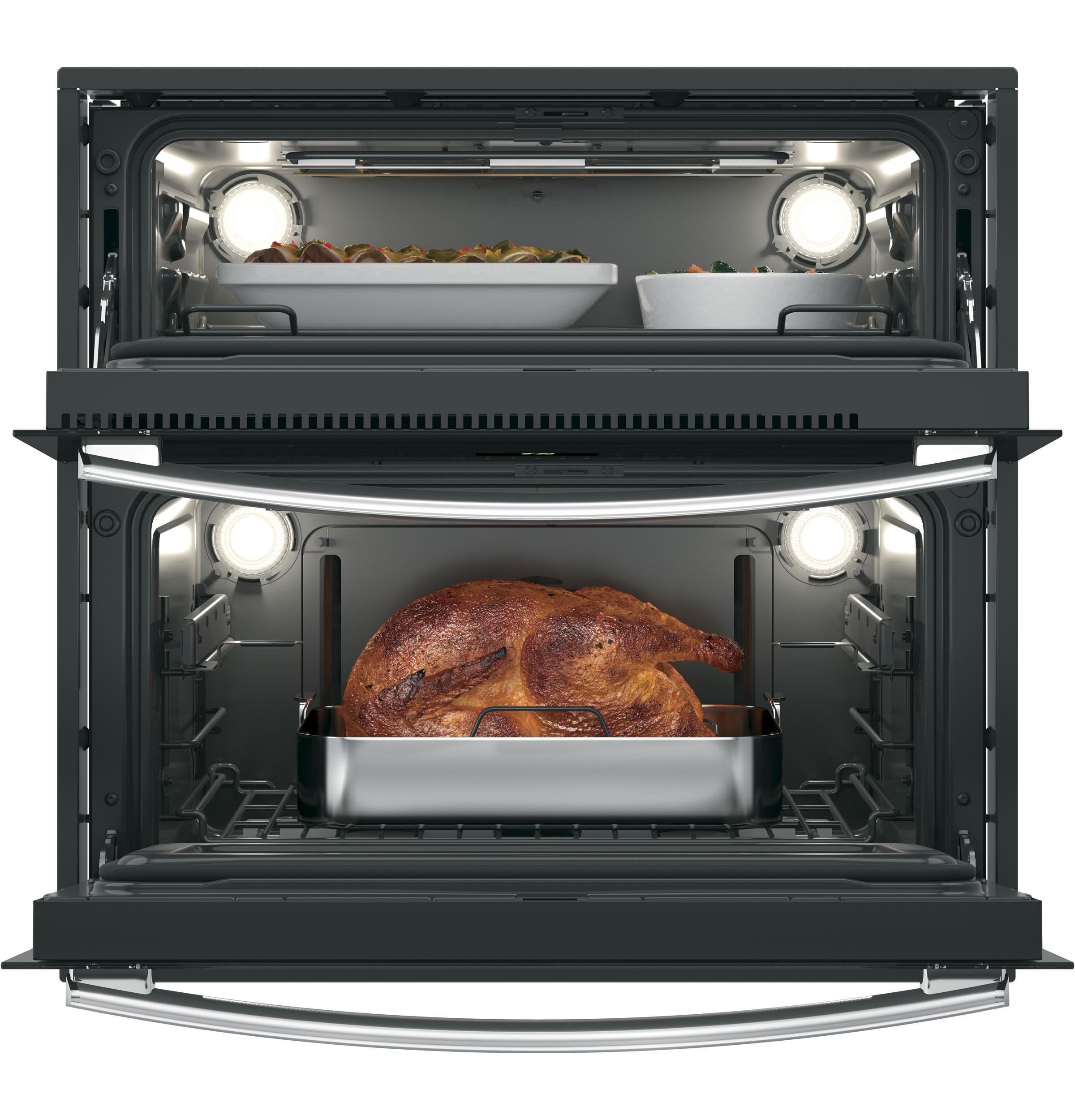 30" Built-In Twin Flex Convection Wall Oven PT9200SLSS