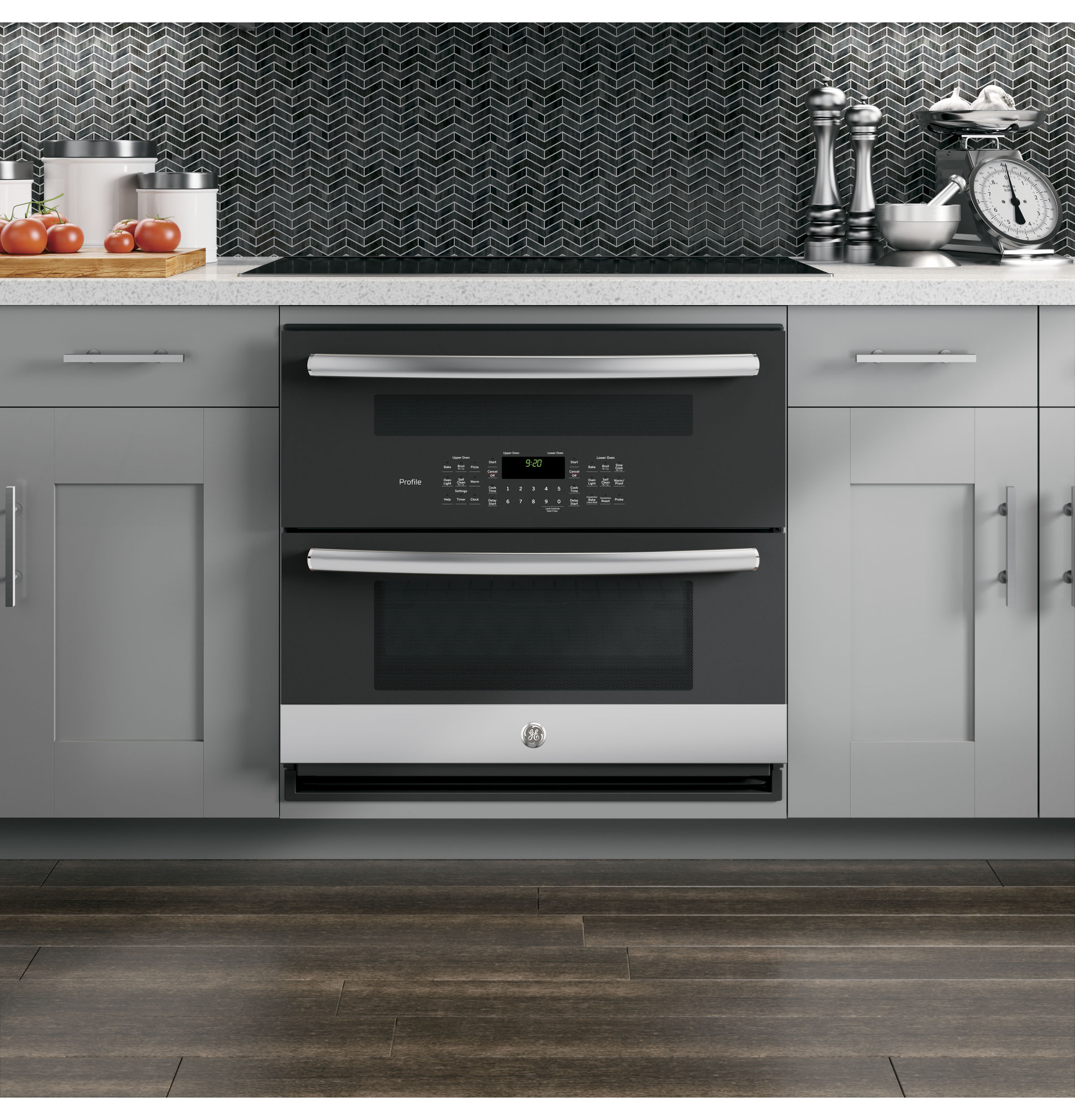 30" Built-In Twin Flex Convection Wall Oven PT9200SLSS
