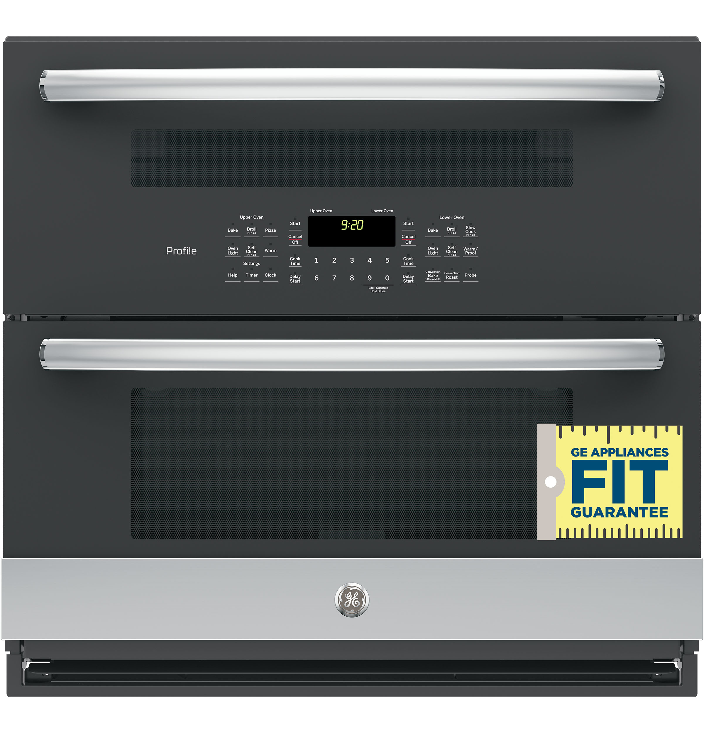 30" Built-In Twin Flex Convection Wall Oven PT9200SLSS