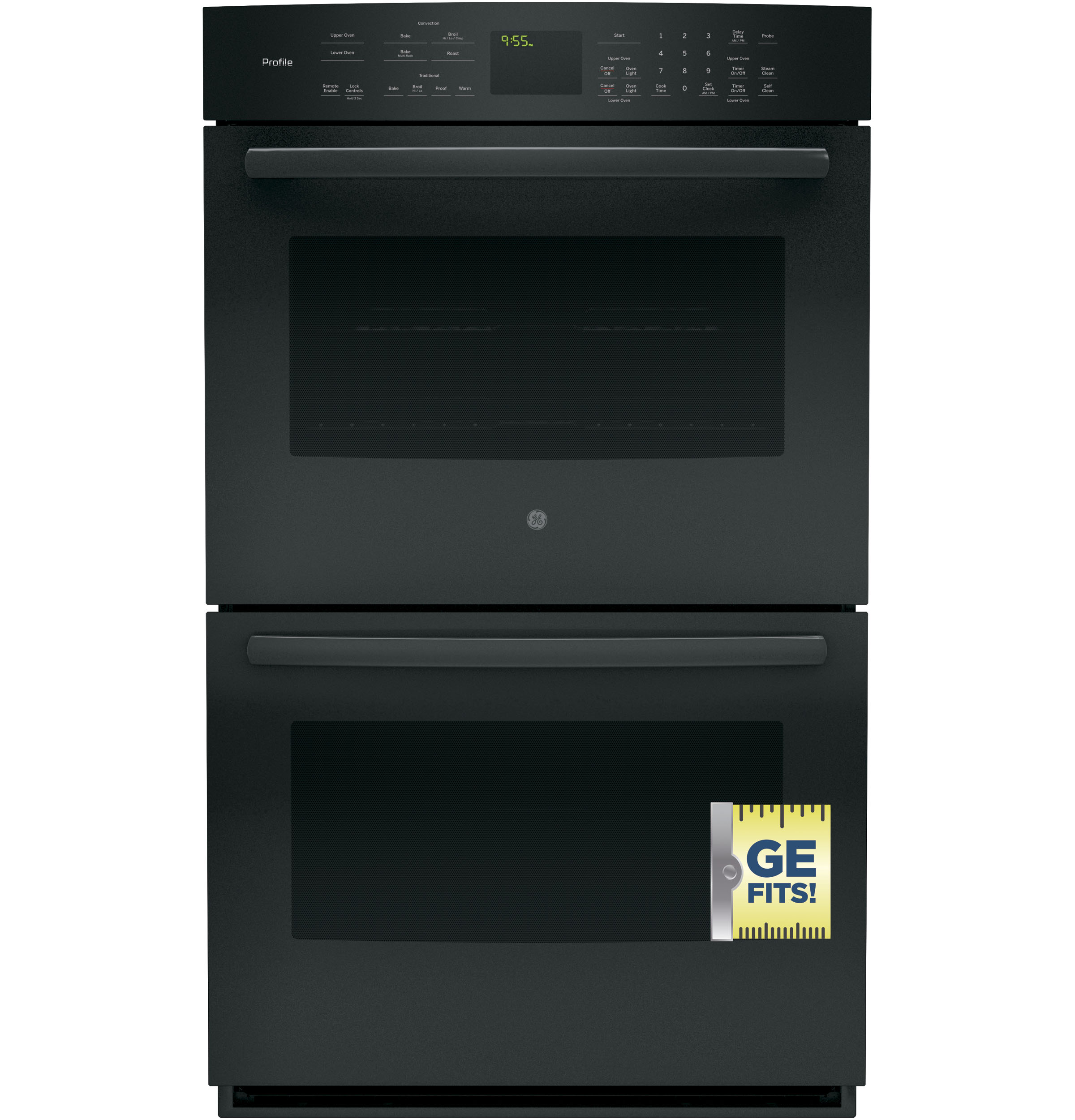 Series 30" Built-In Double Convection Wall Oven PT9550DFBB