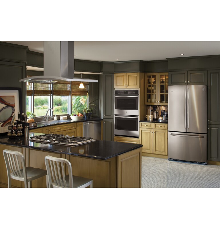 GE Profile Series 30" Built-In Double Convection Wall Oven Stainless Steel PT9550SFSS Picture 1