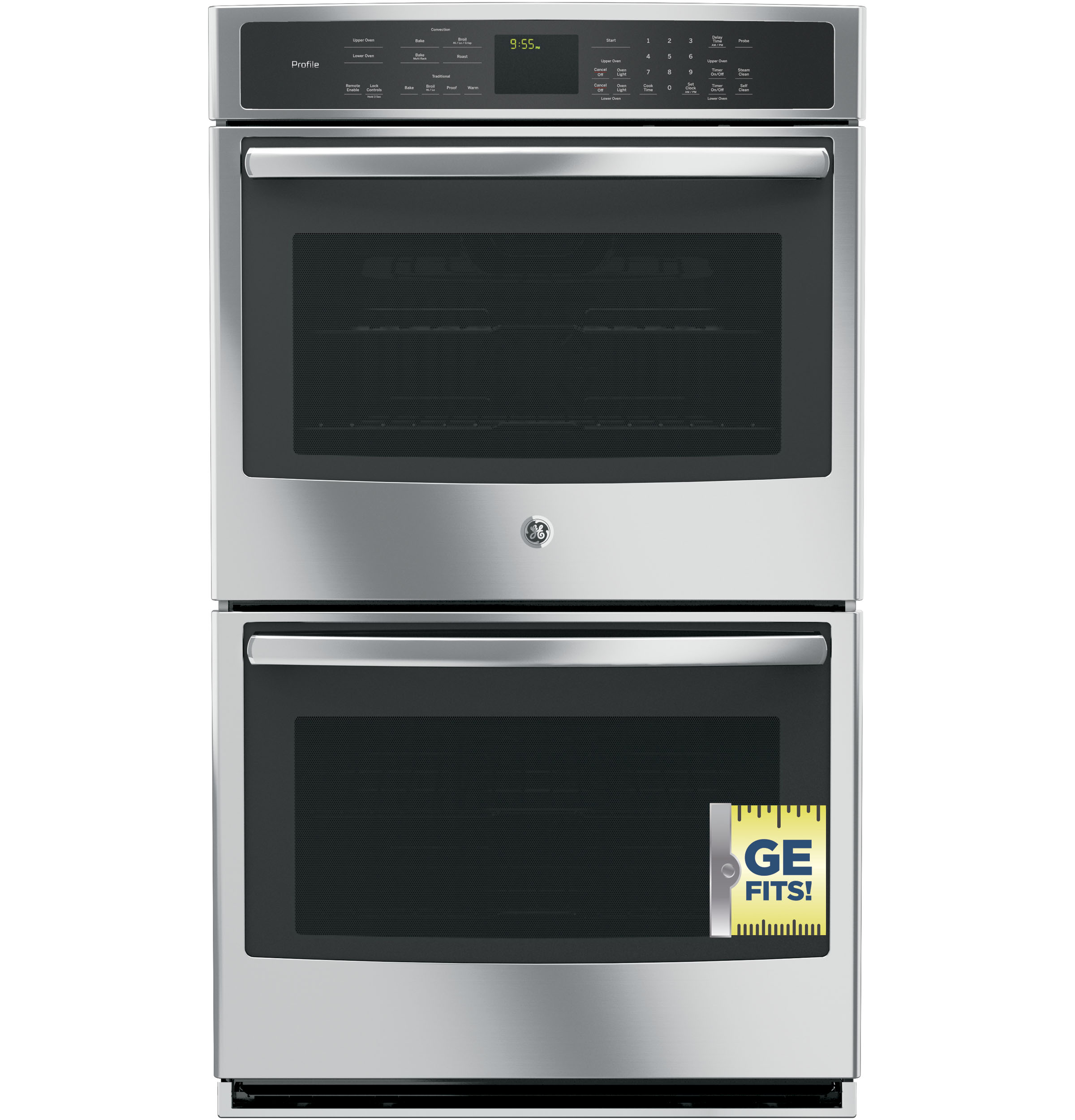 Series 30" Built-In Double Convection Wall Oven PT9550SFSS