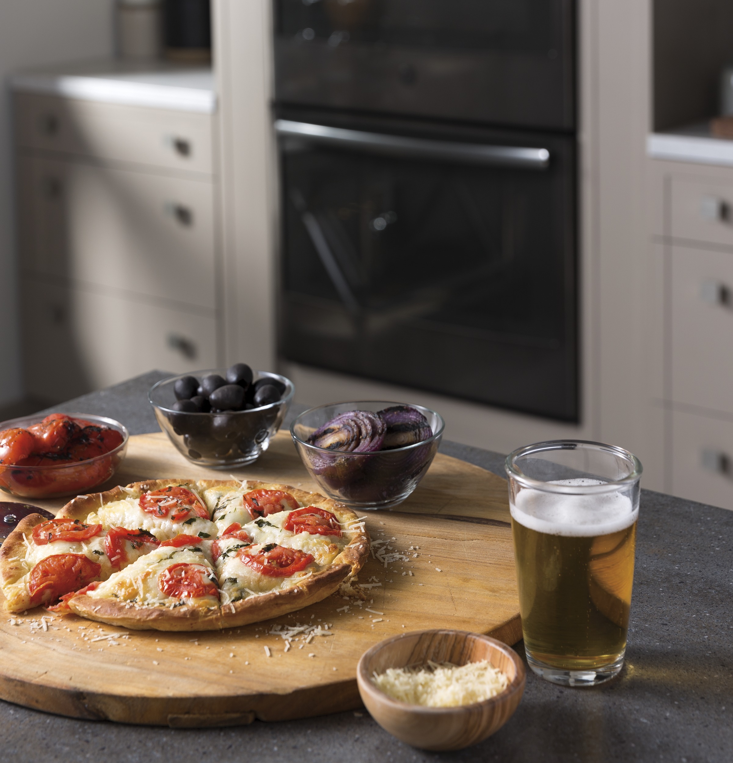 Series 30" Built-In Double Convection Wall Oven PT9551SLSS