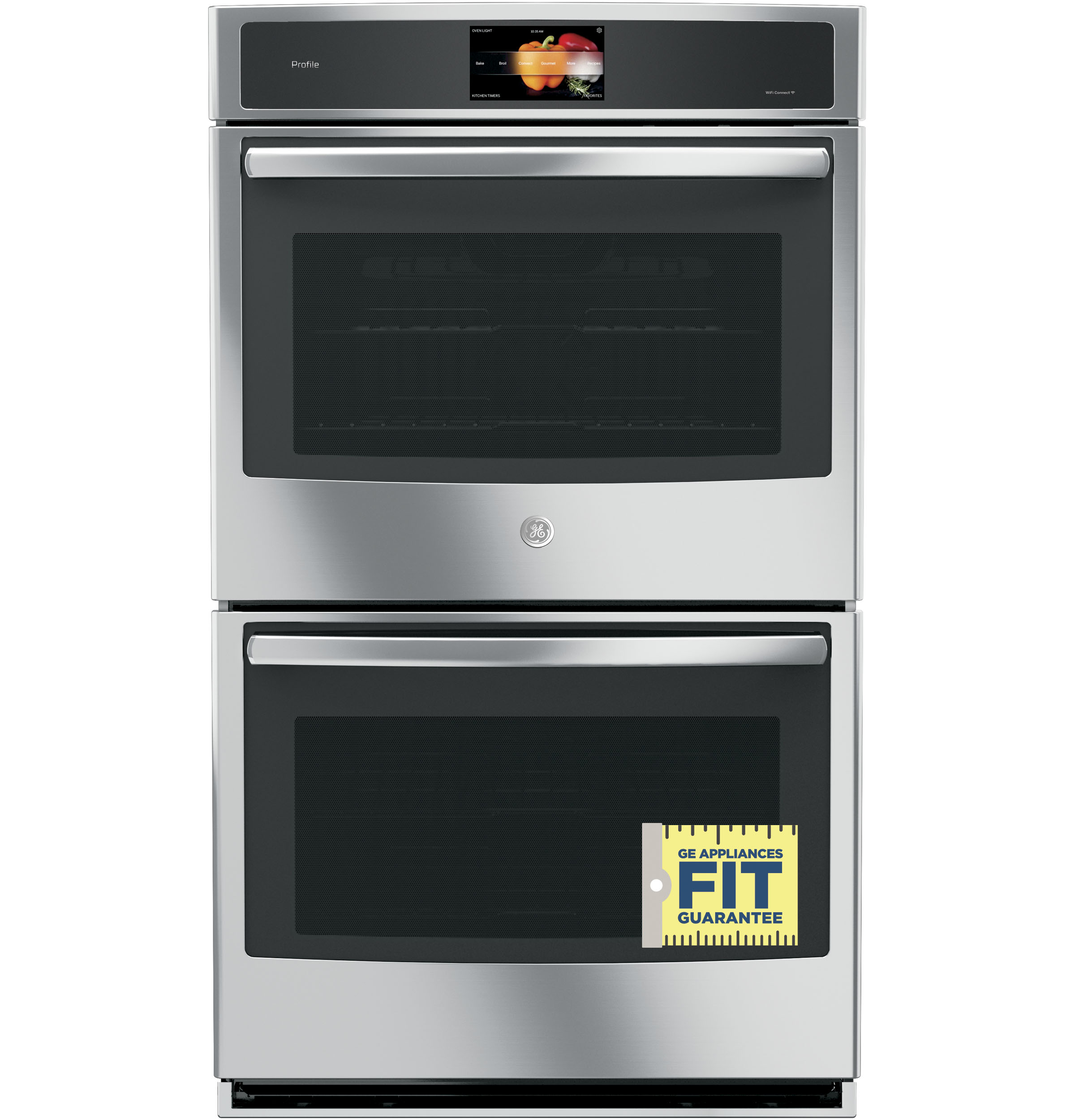 Series 30" Built-In Double Convection Wall Oven PT9551SLSS