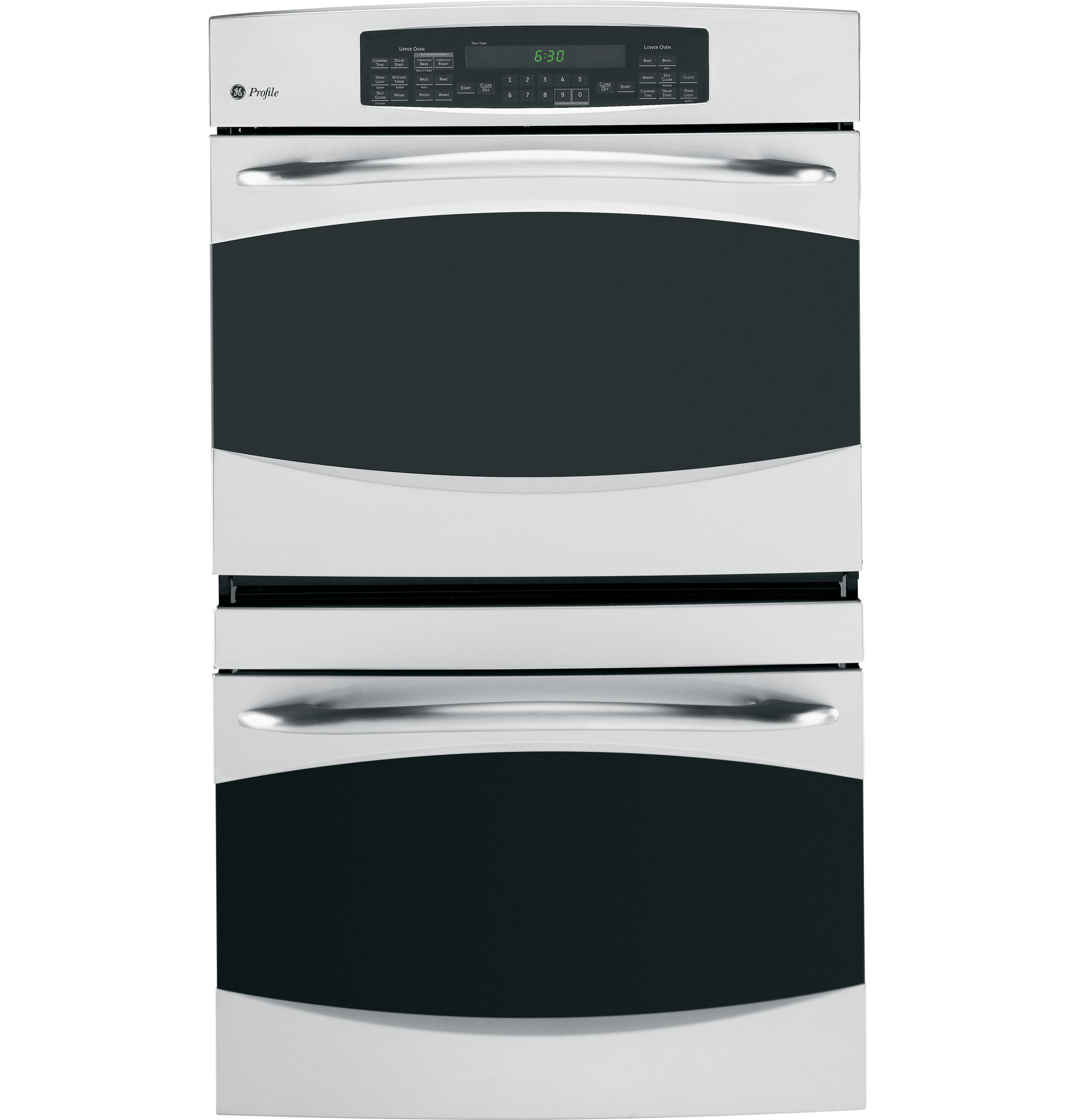 30" Built-In Double Convection/Thermal Wall Oven PT956SMSS