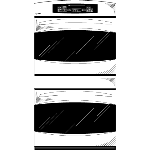 30" Built-In Double Convection/Thermal Wall Oven PT956SRSS