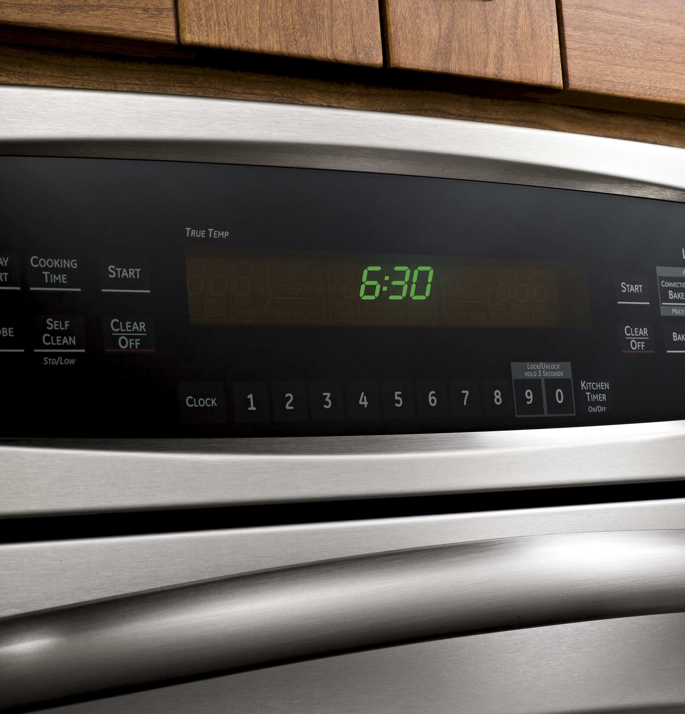 30" Built-In Double Convection Wall Oven PT958SRSS