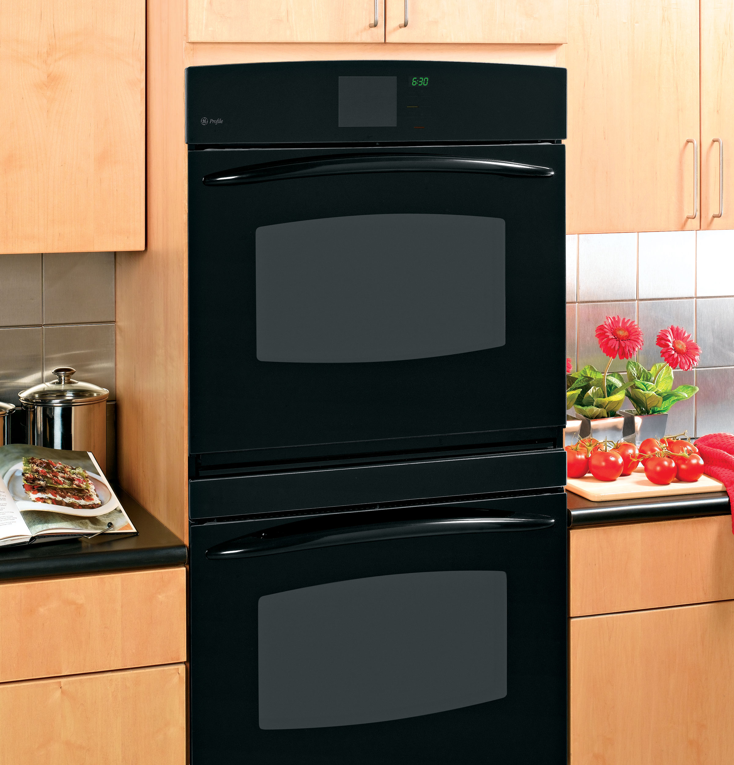 30" Built-In Double Convection Wall Oven PT960BMBB