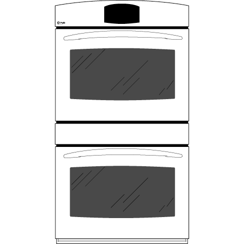 30" Built-In Double Convection Wall Oven view 2