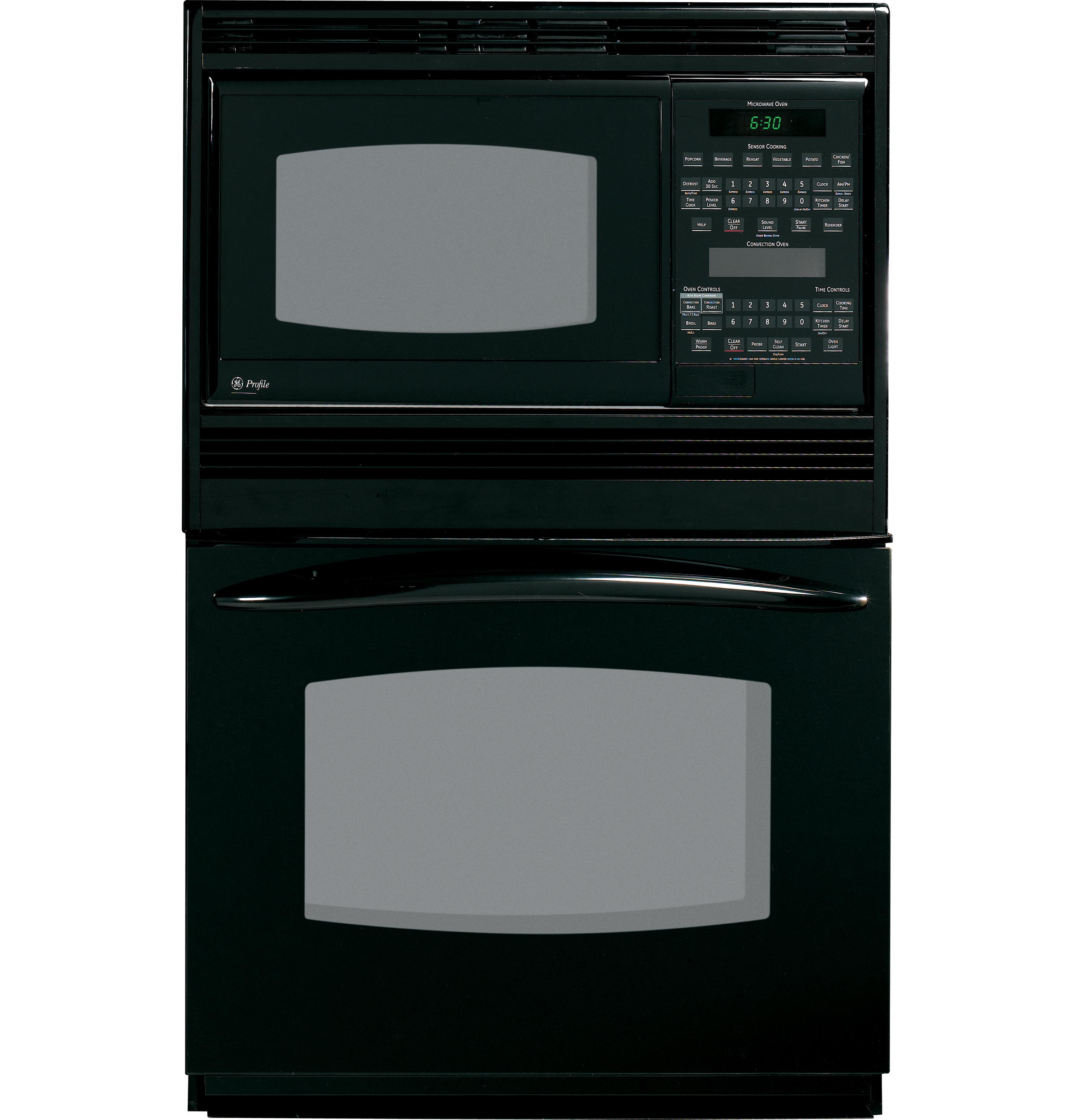 Series 30" Built-In Double Microwave/Convection Oven PT970DRBB