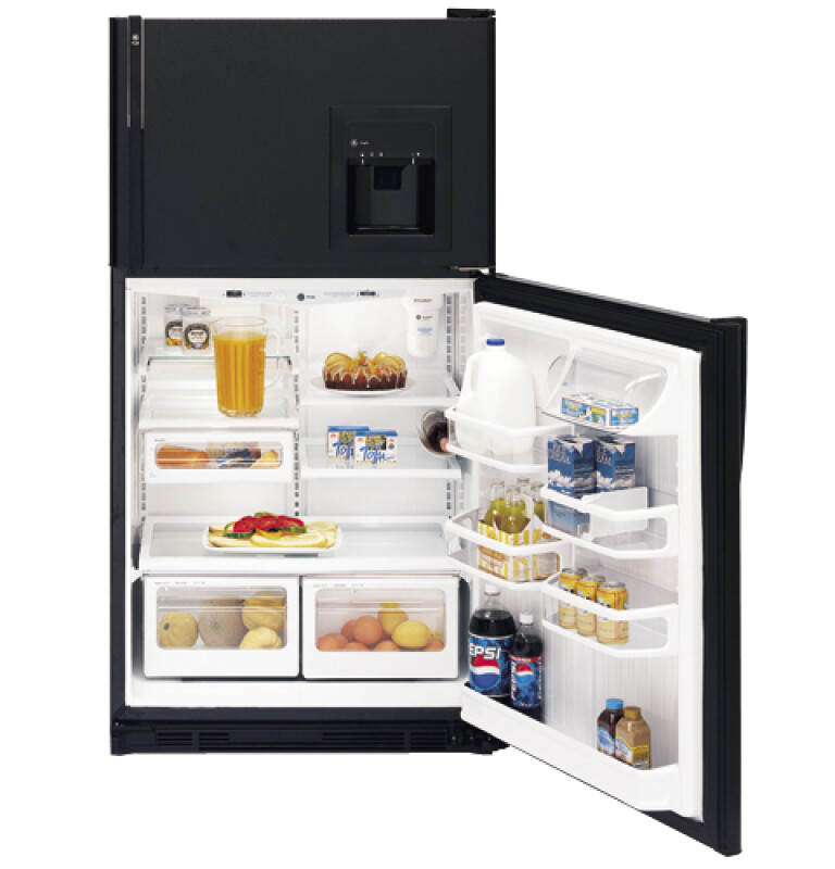 CustomStyle 21.7 Cu. Ft. Top-Freezer Refrigerator PTC22MFMRBB