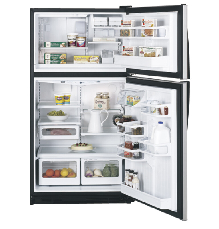 CustomStyle 21.9 Cu. Ft. Top-Freezer Refrigerator PTC22SBMLBS