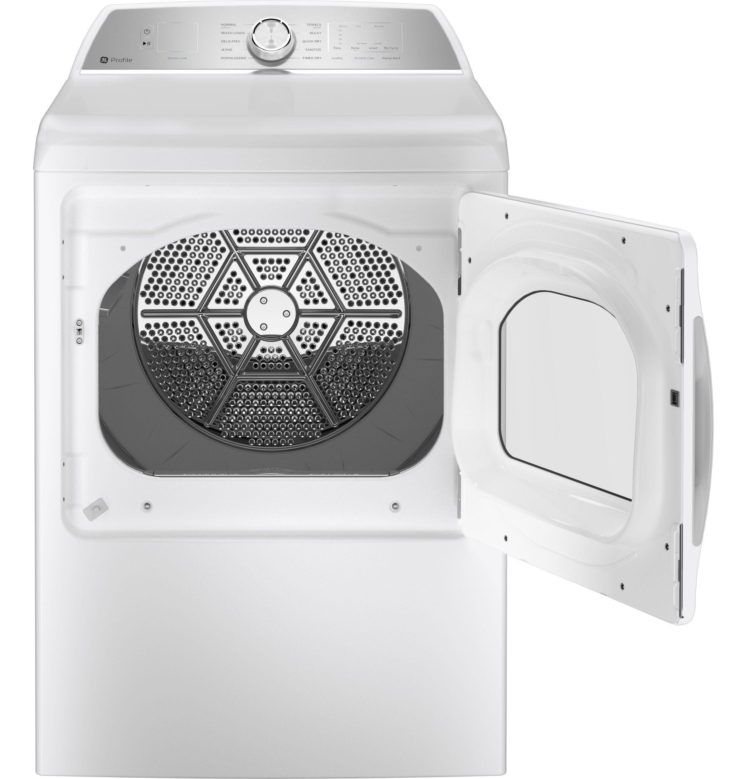 7.4 cu. ft. Capacity aluminized alloy drum Electric Dryer with Sanitize Cycle and Sensor Dry view 18