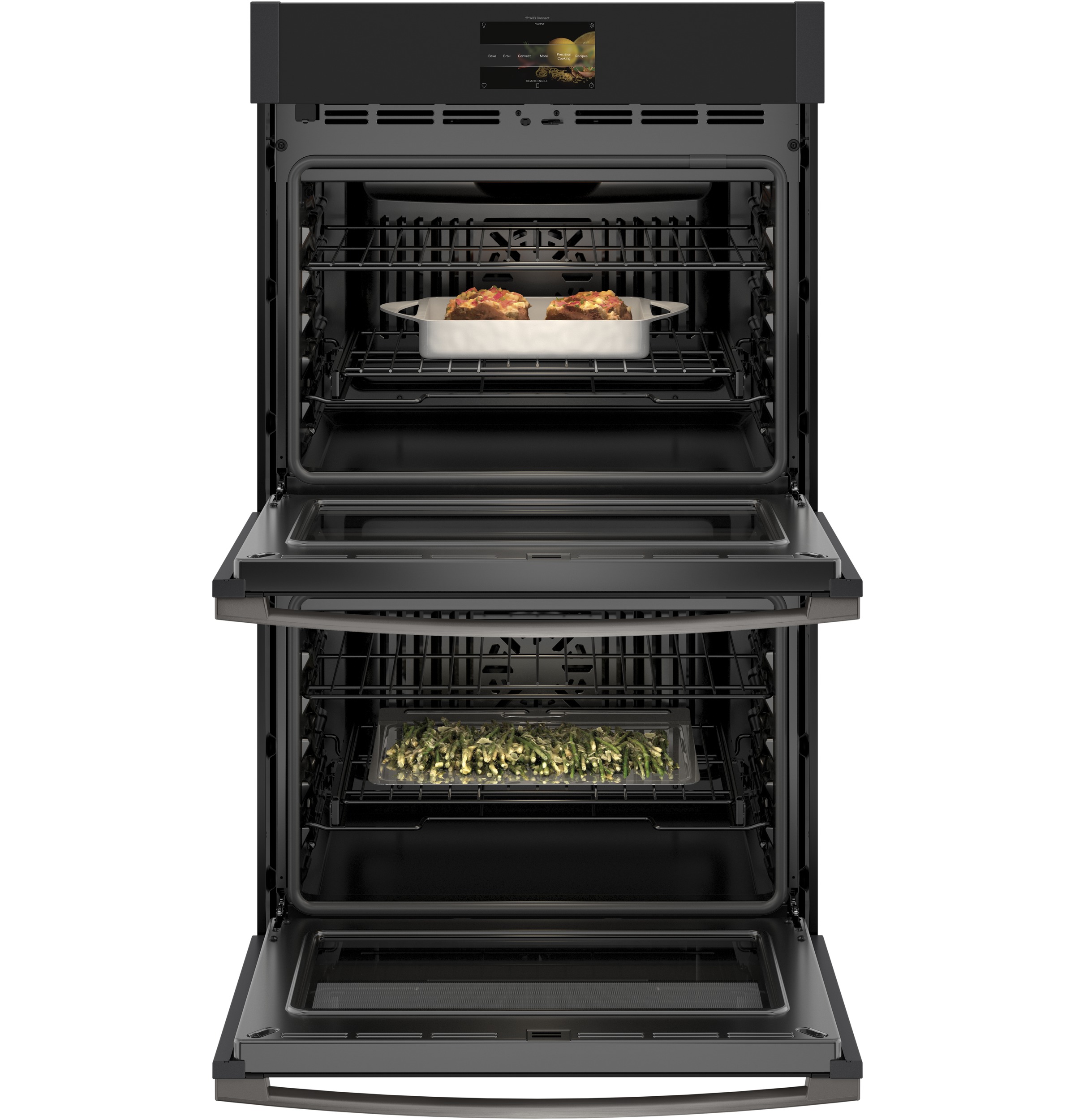 30" Smart Built-In Convection Double Wall Oven PTD7000FNDS