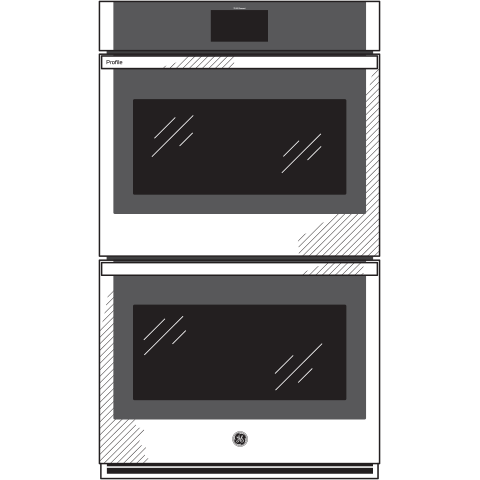 30" Smart Built-In Convection Double Wall Oven PTD7000FNDS