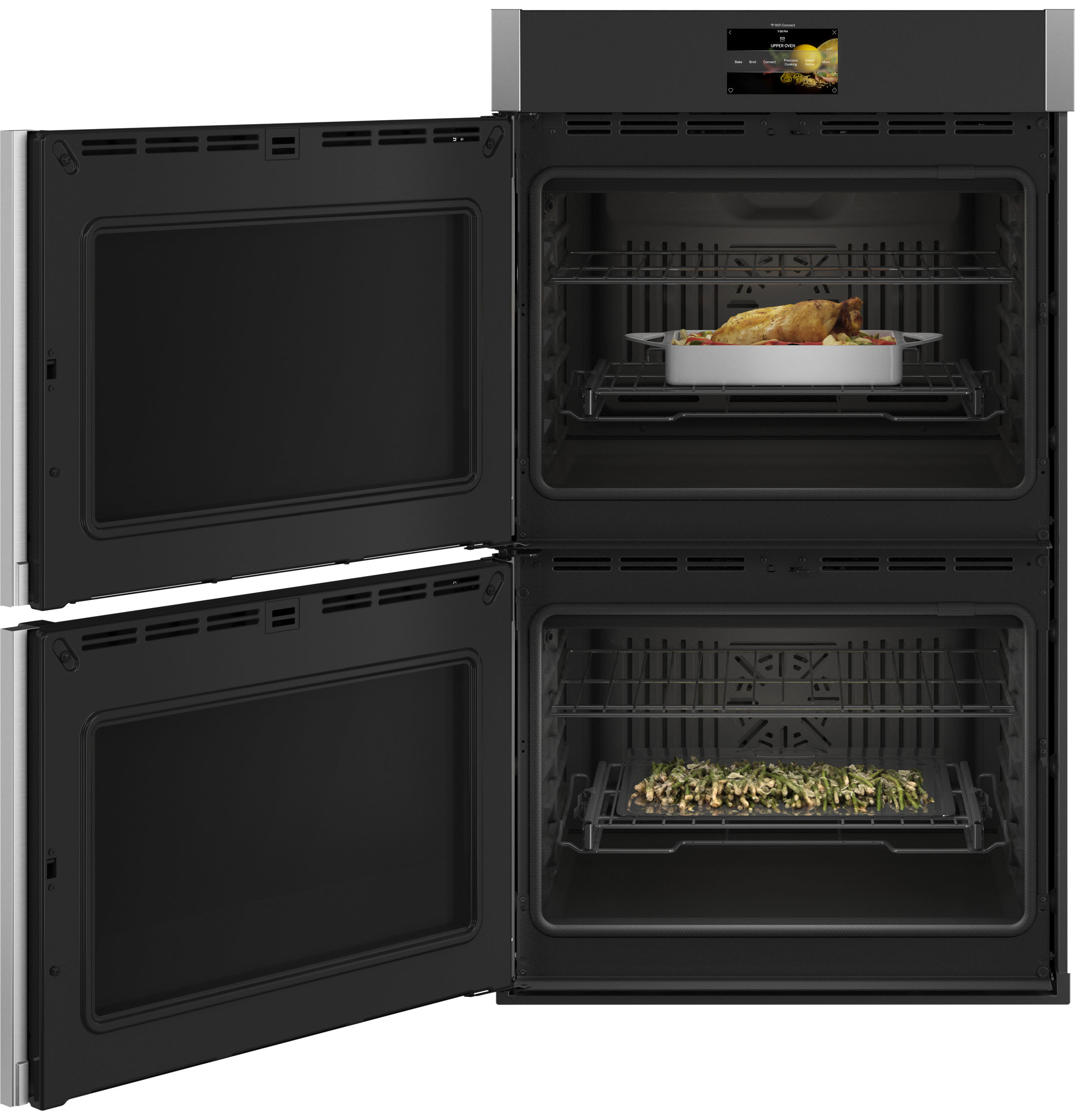 30" Smart Built-In Convection Double Wall Oven with Left-Hand Side-Swing Doors view 3