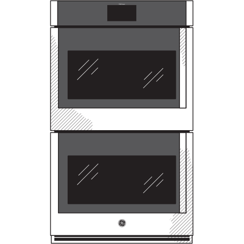 30" Smart Built-In Convection Double Wall Oven with Left-Hand Side-Swing Doors view 11