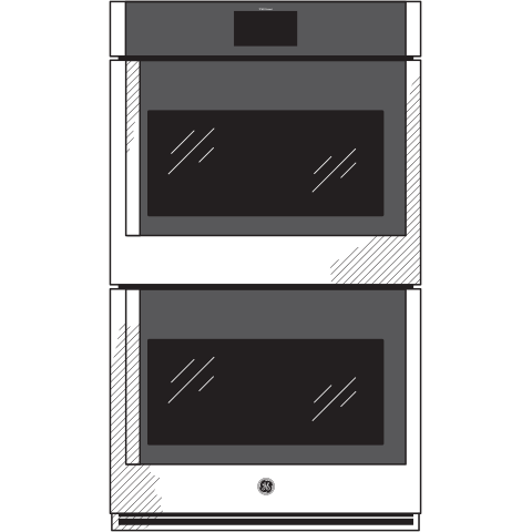 30" Smart Built-In Convection Double Wall Oven with Right-Hand Side-Swing Doors view 12