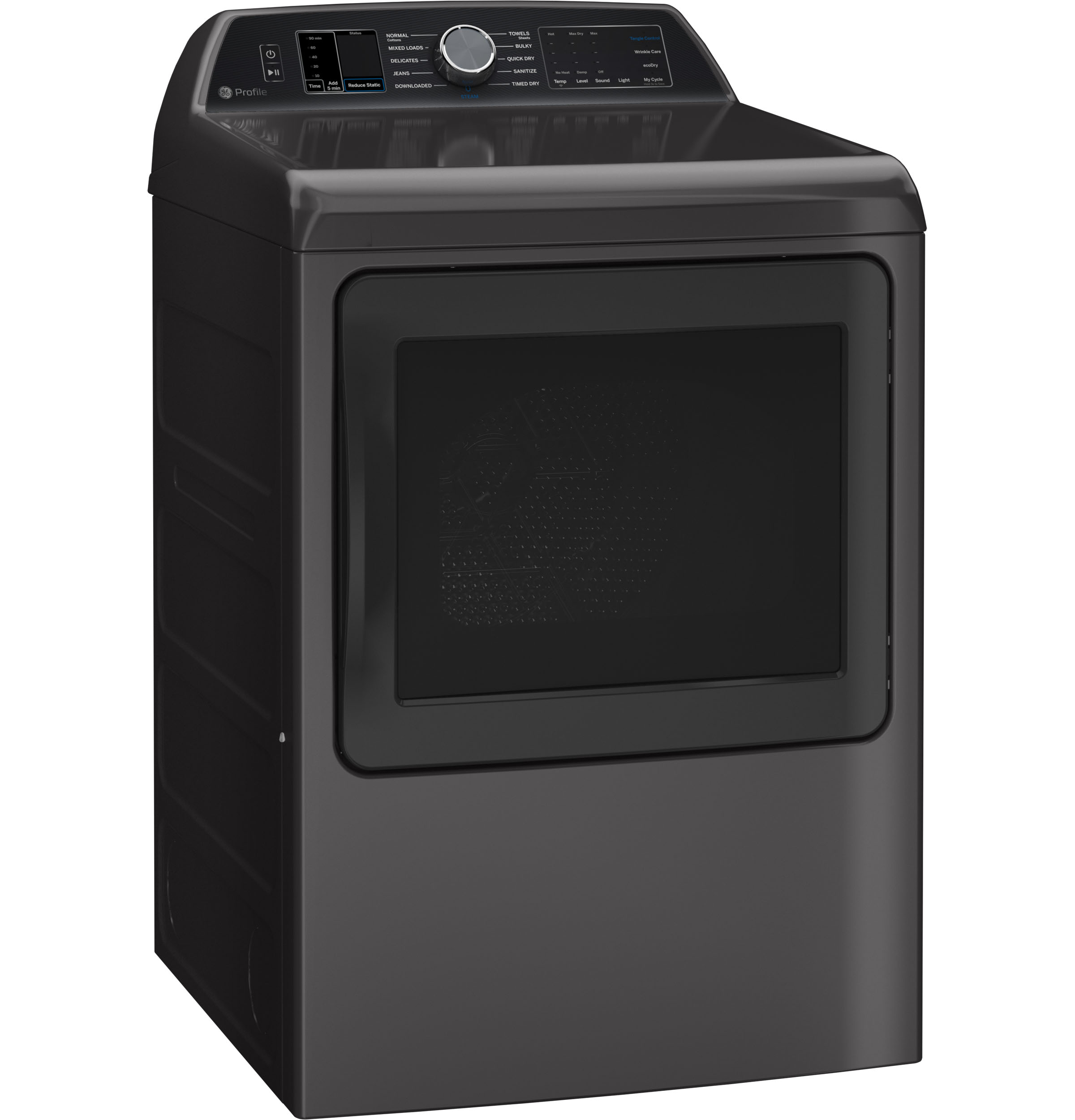 7.4 cu. ft. Capacity Smart aluminized alloy drum Electric Dryer with Sanitize Cycle and Sensor Dry view 17
