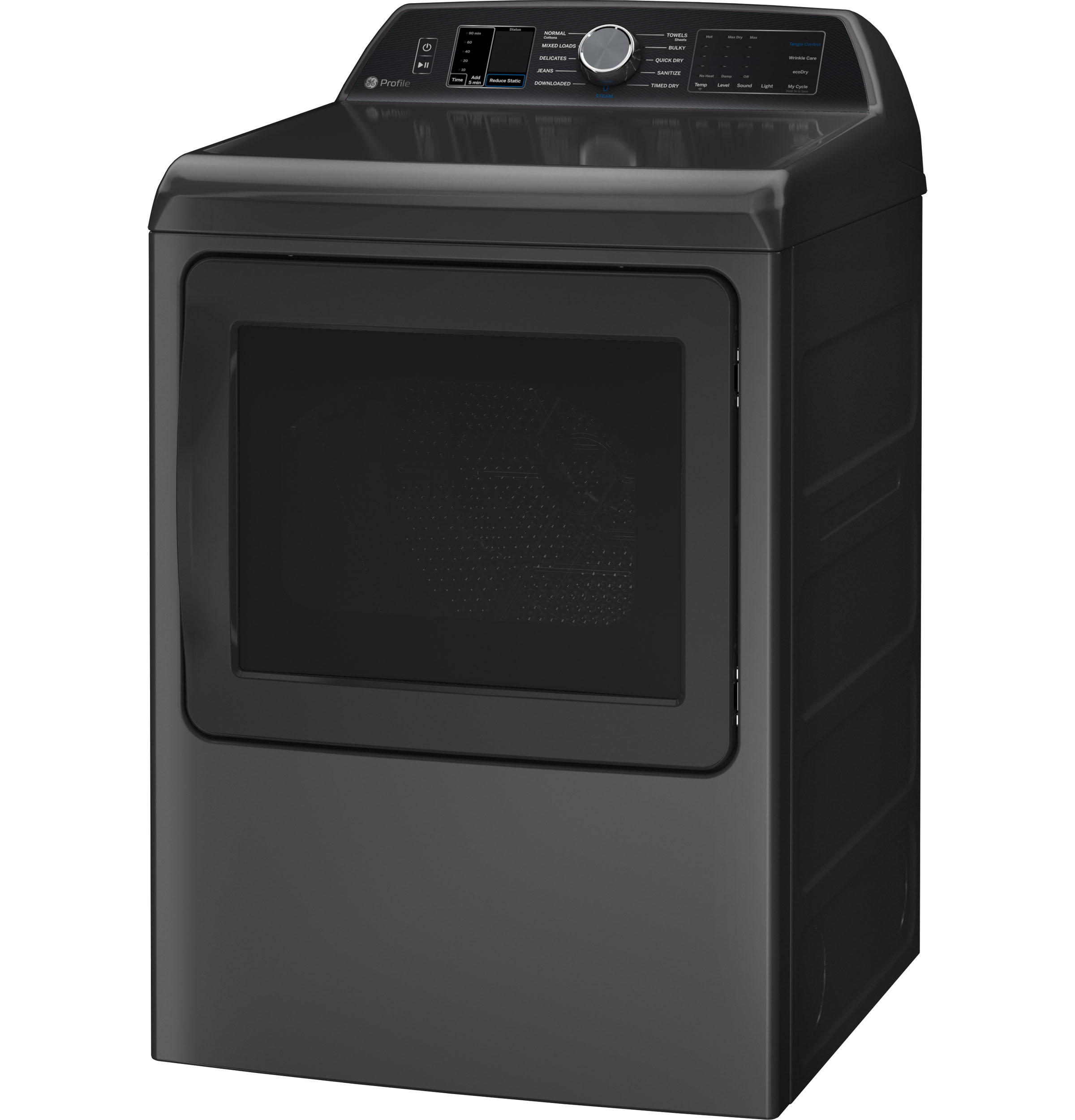 7.4 cu. ft. Capacity Smart aluminized alloy drum Electric Dryer with Sanitize Cycle and Sensor Dry view 16