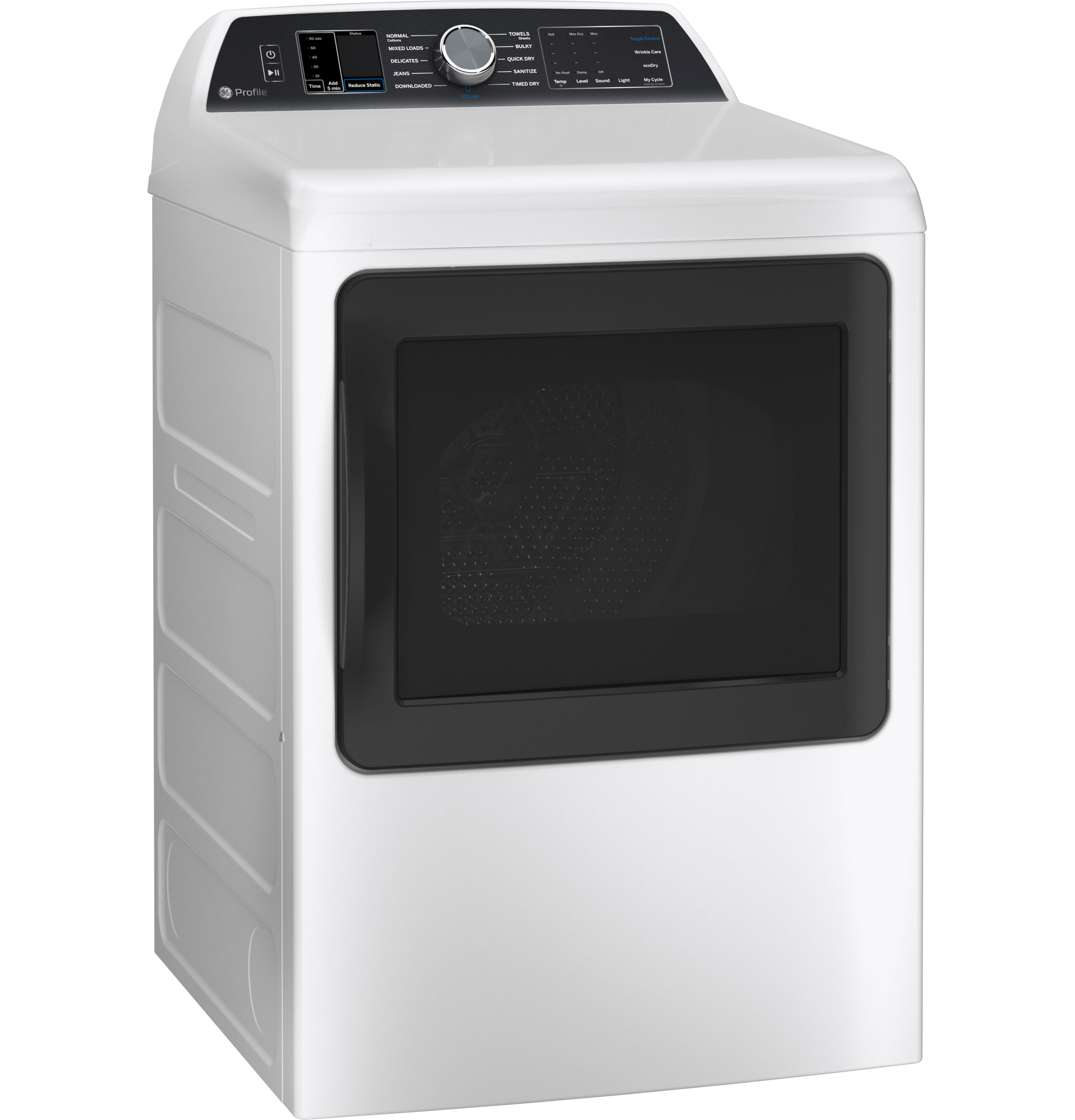 7.4 cu. ft. Capacity Smart aluminized alloy drum Gas Dryer with Sanitize Cycle and Sensor Dry view 16