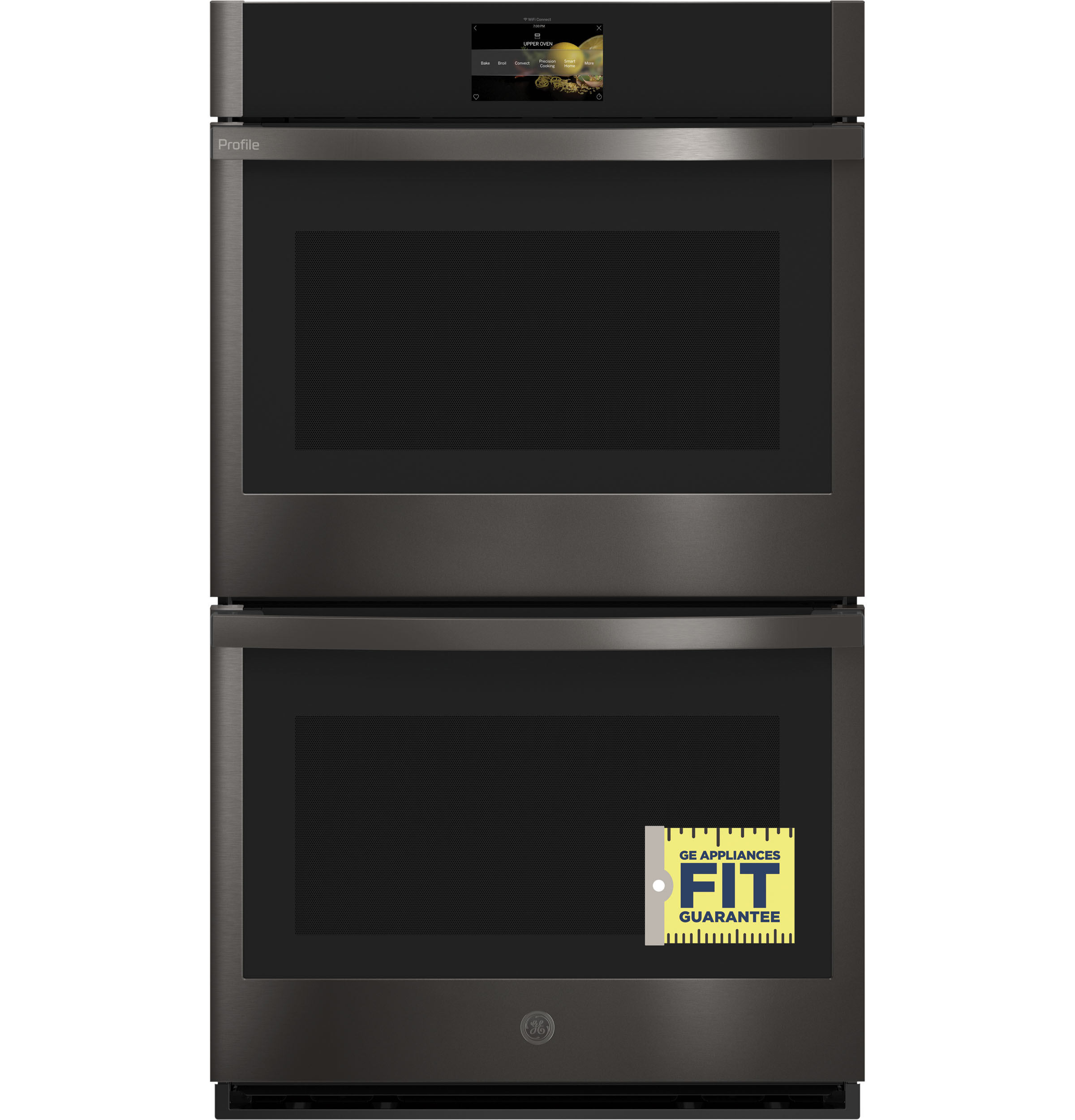 30" Smart Built-In Convection Double Wall Oven with In-Oven Camera and No Preheat Air Fry PTD9000BNTS