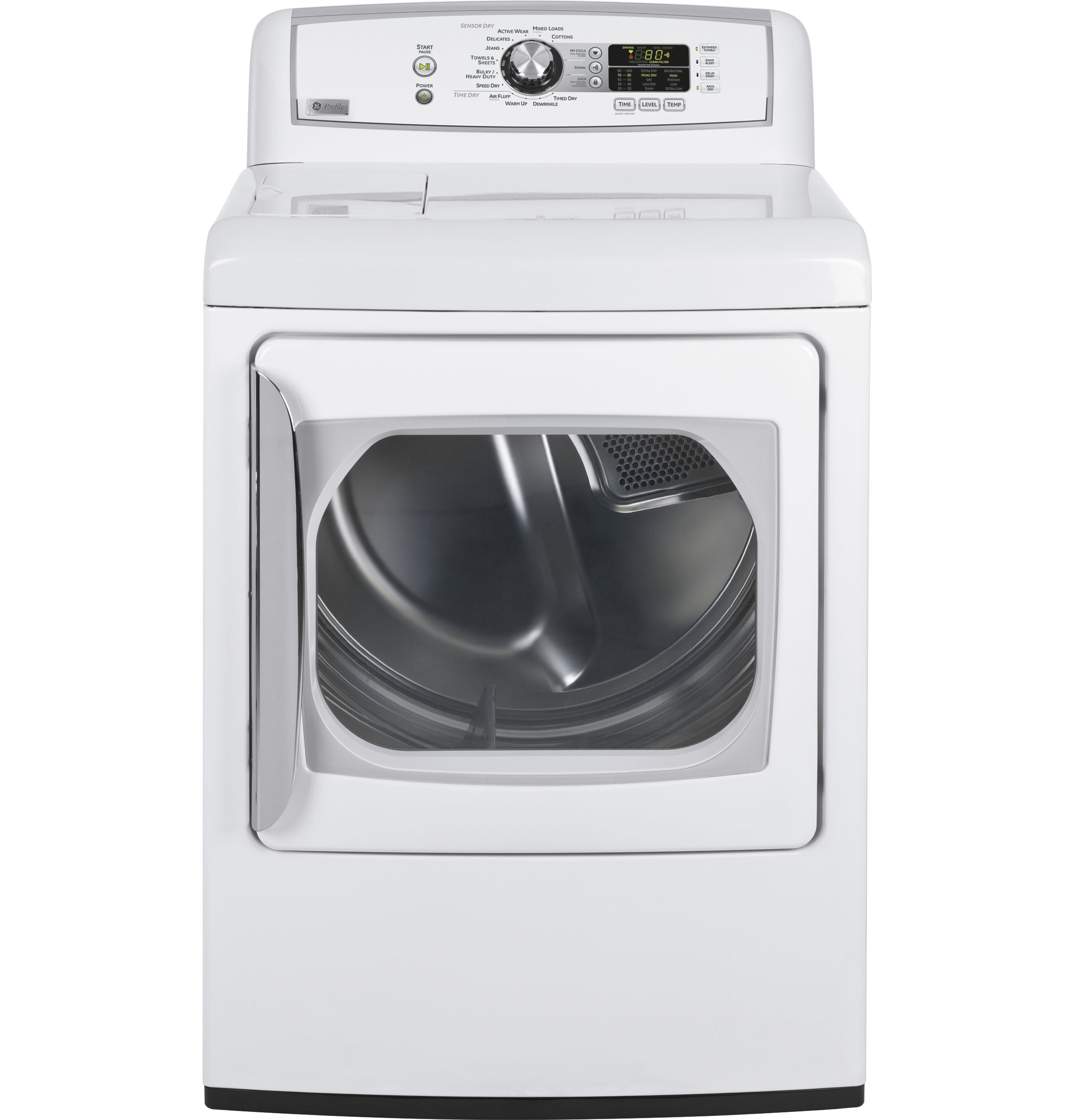 Harmony 7.3 Cu. Ft. Stainless Steel Capacity Gas Dryer PTDN800GMWW