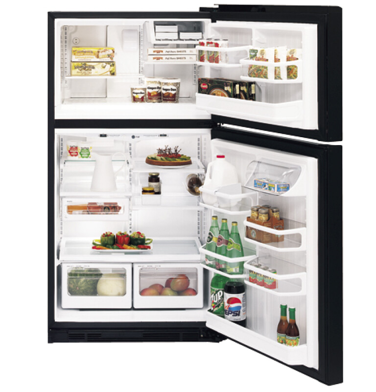CustomStyle 21.9 Cu. Ft. Top-Freezer Refrigerator PTI22MBMLBB