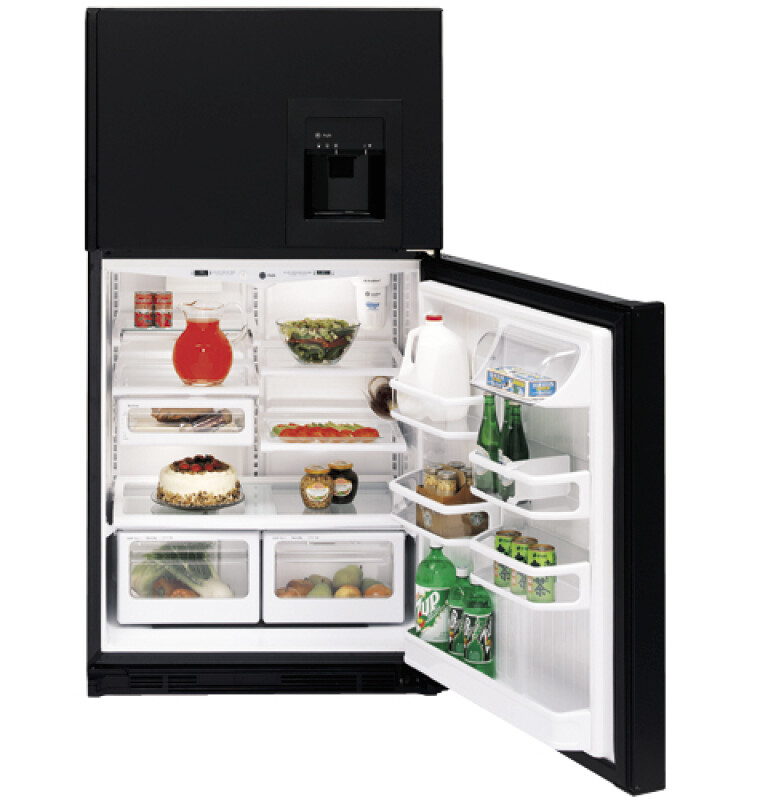 CustomStyle 21.7 Cu. Ft. Top-Freezer Refrigerator PTI22MFMRBB