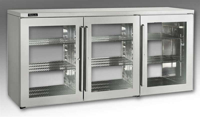 Remote back bar refrigerators allow customers to mount the compressor in an alternate location, ideal for remote servicing & noise isolation. PTR72
