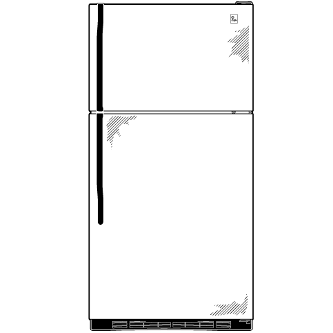 21.7 Cu. Ft. Stainless Top-Freezer Refrigerator PTS22SCRBS