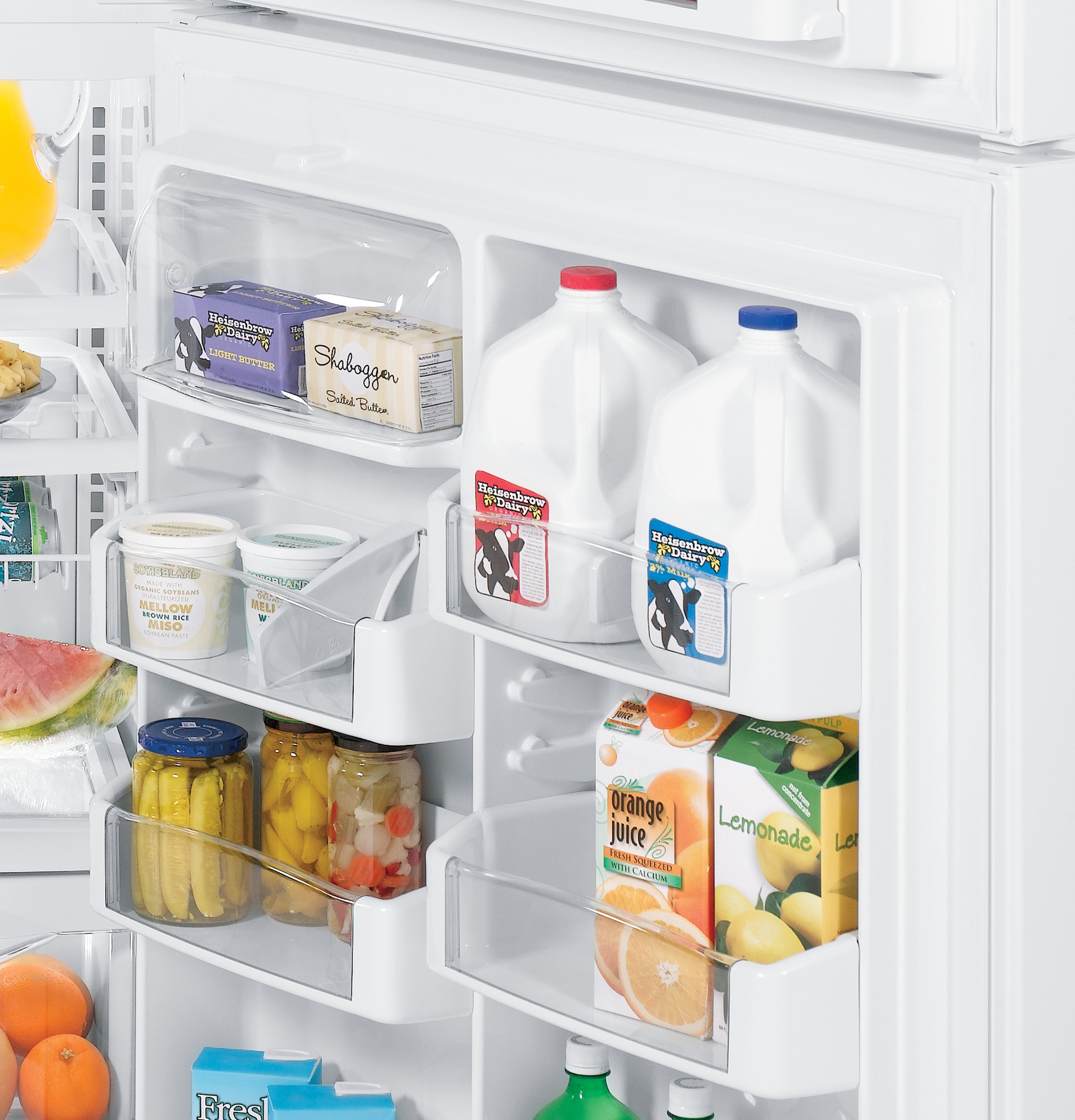 Series 24.6 Cu. Ft. Top-Freezer Refrigerator PTS25LHSBB, product image 4 of 8
